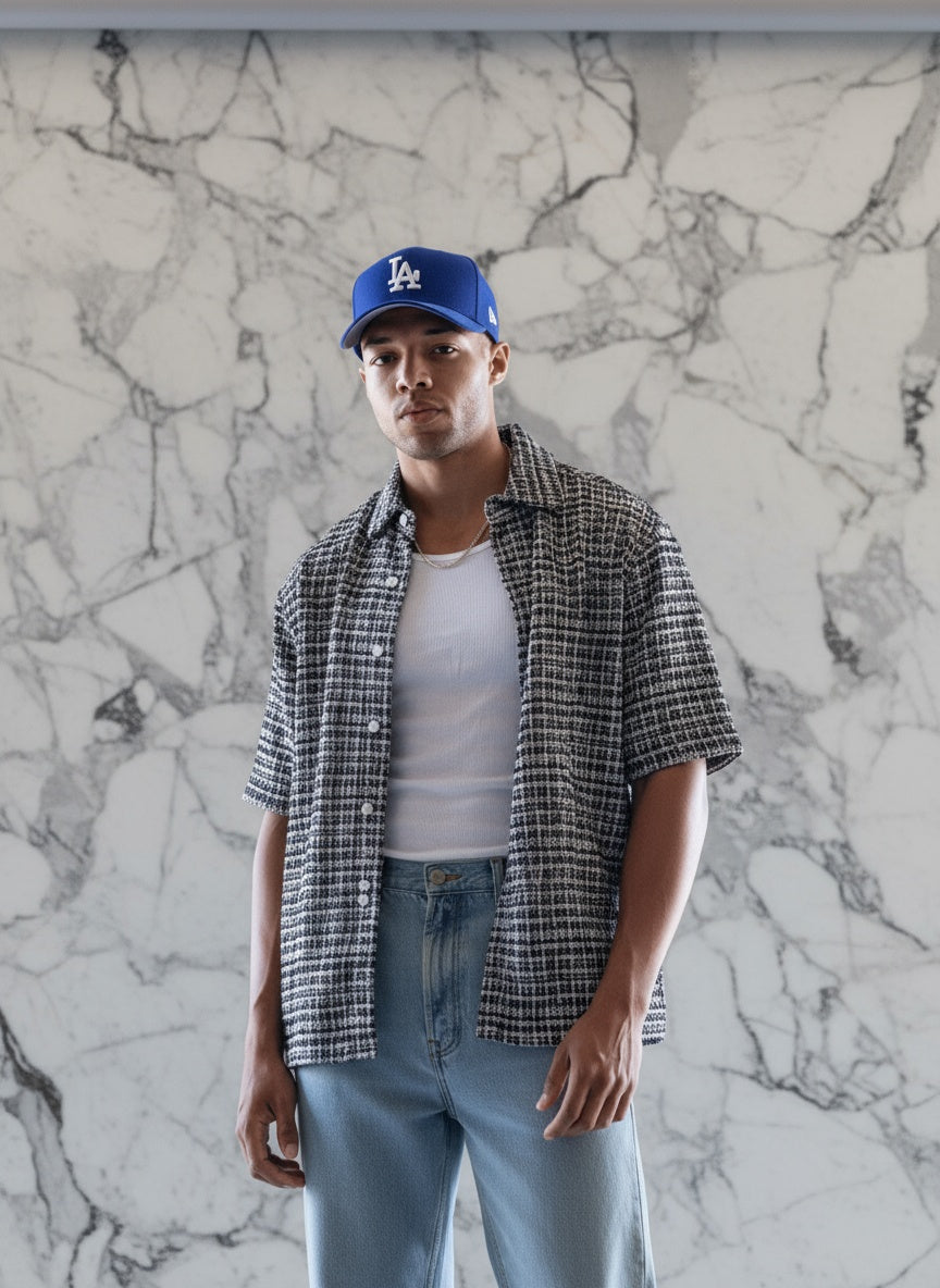 Boucle Nightfall Button Up Shirt