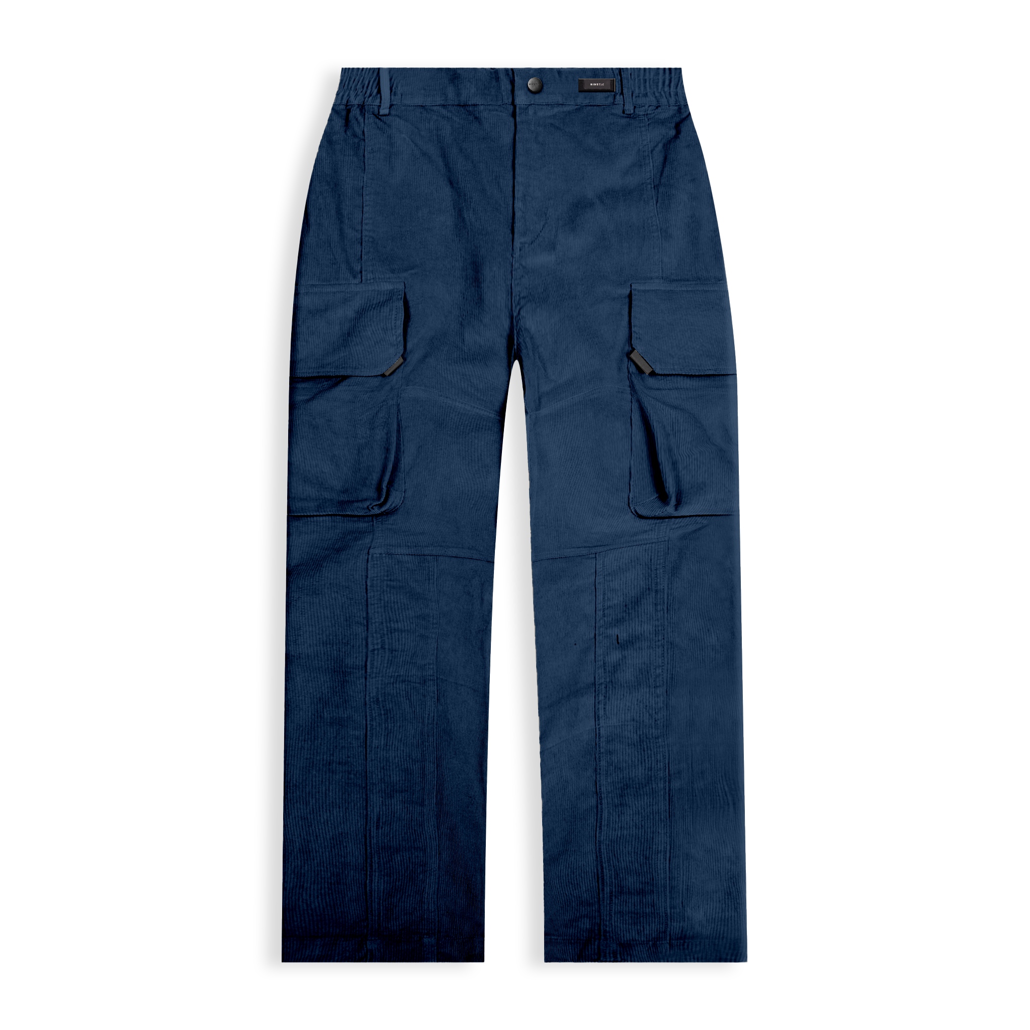 Navy Corduroy Cargo Pants