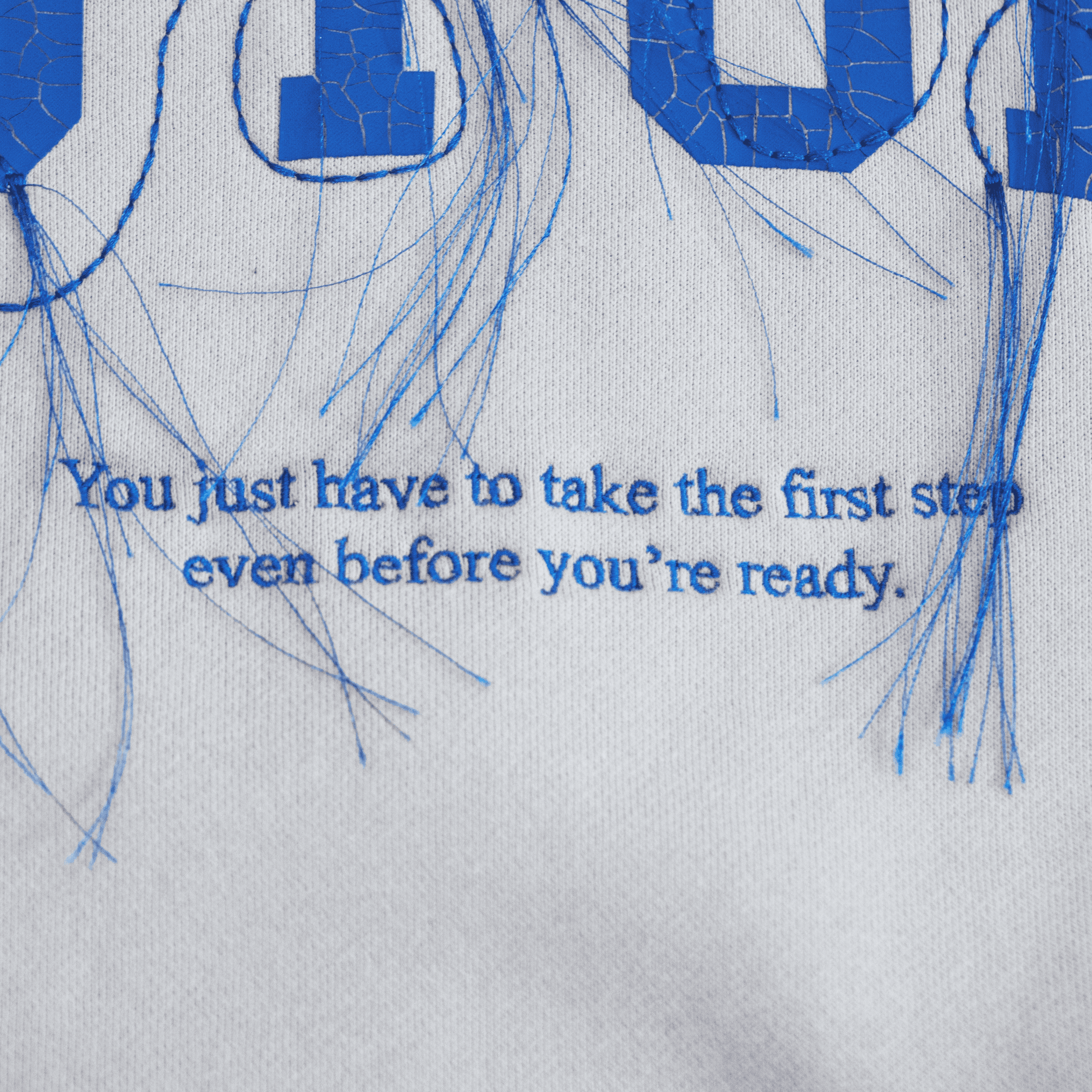 GOD GREY RAGLAN CREWNECK