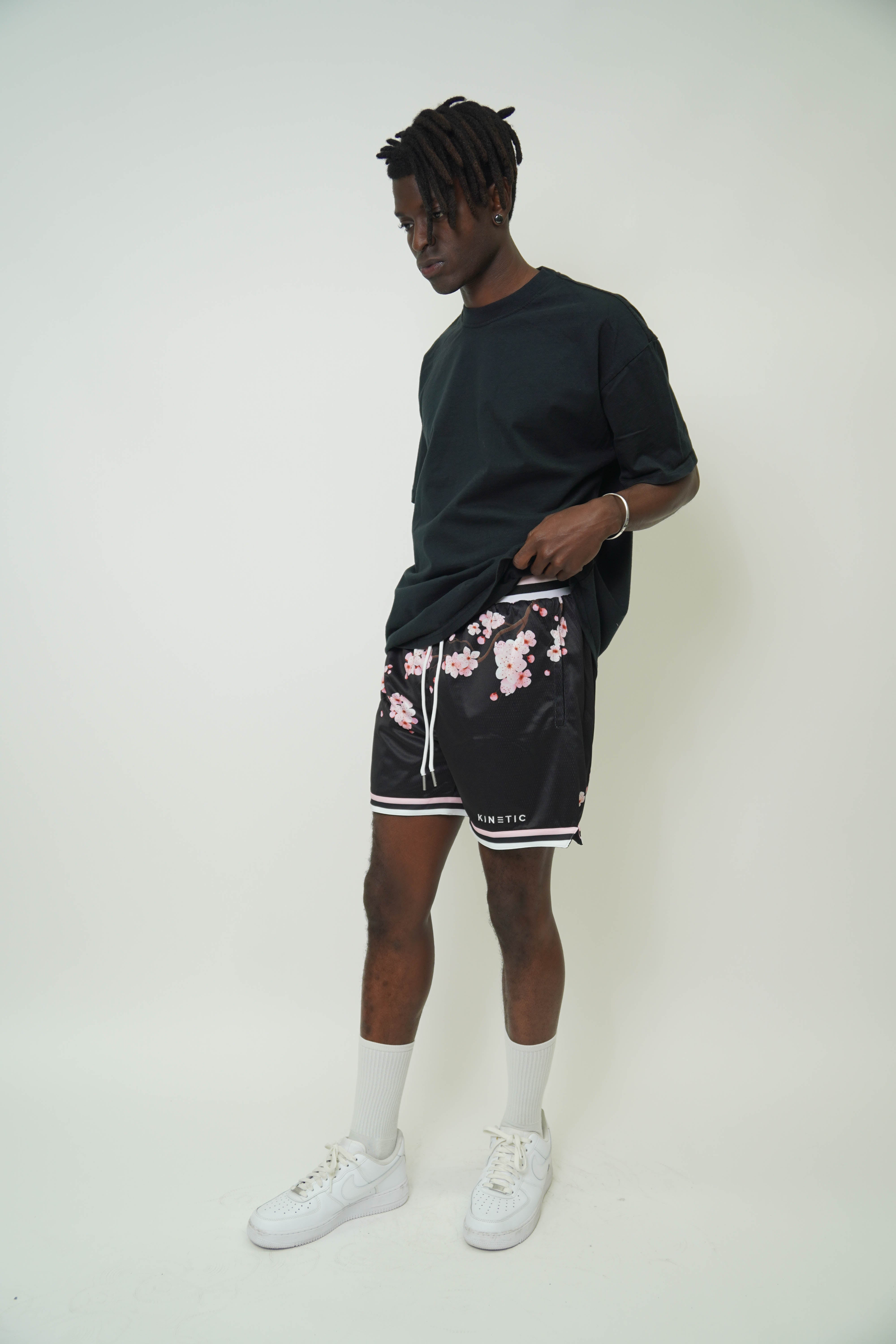 Black Cherry Blossom Active Short