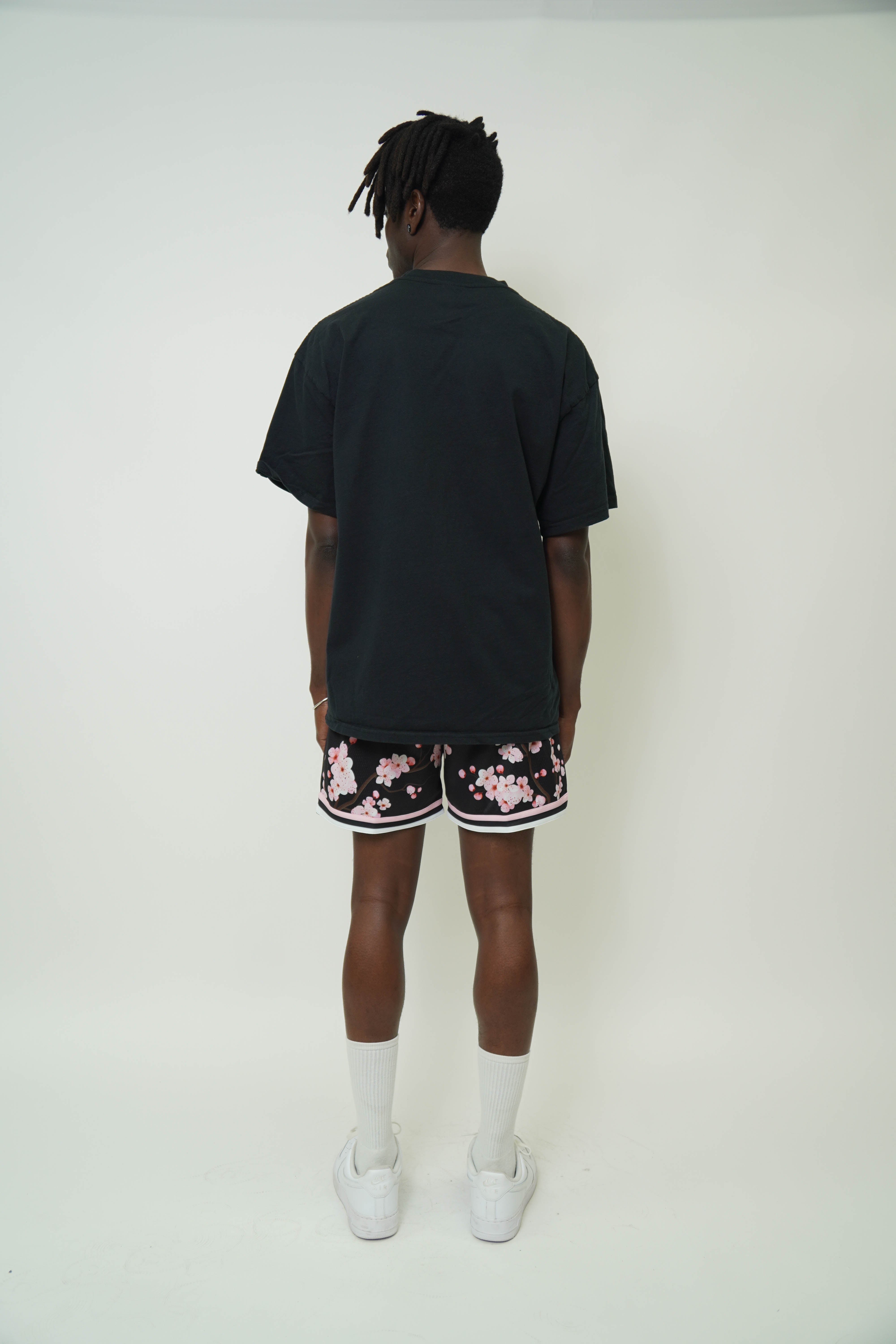 Black Cherry Blossom Active Short
