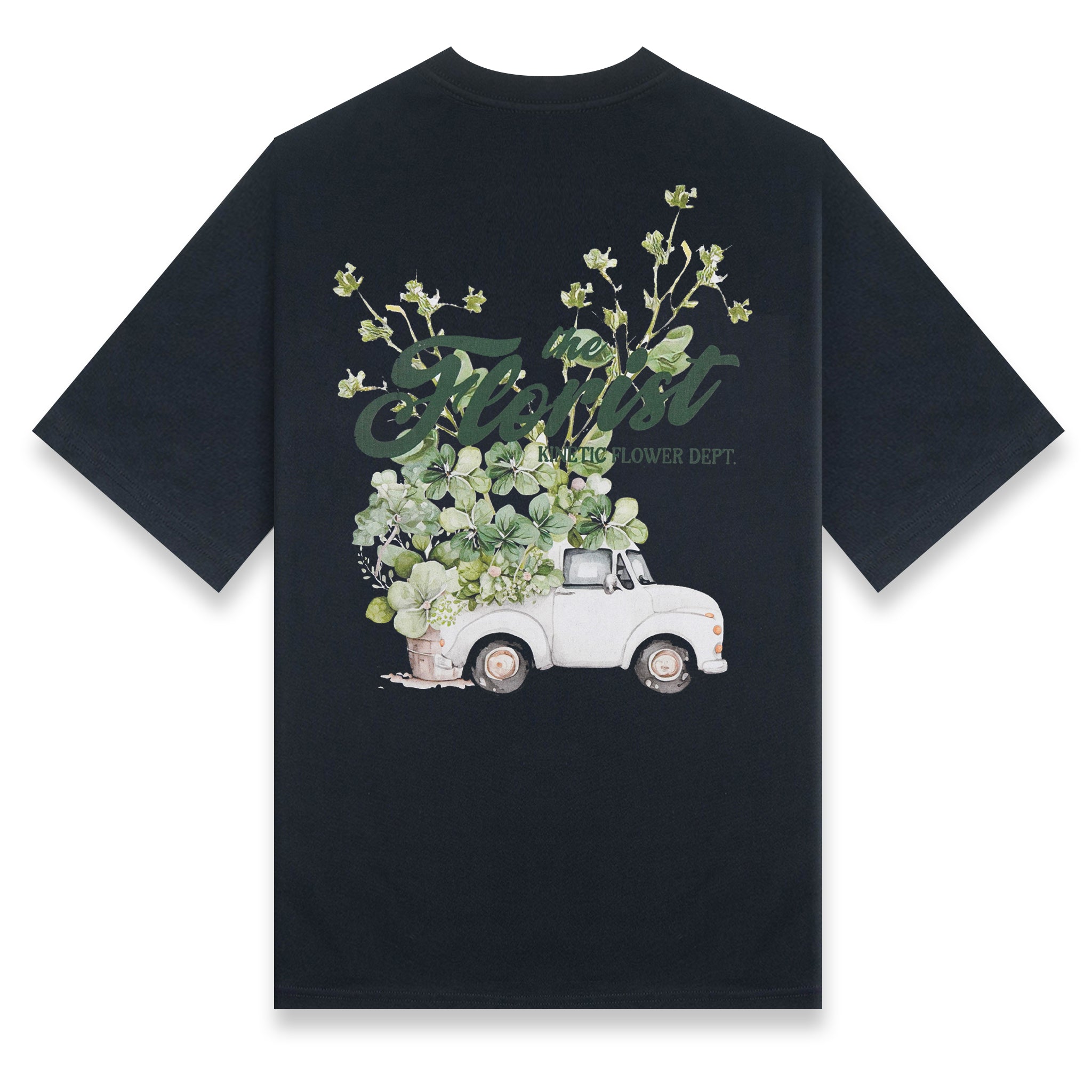 The Florist Earth Black Oversized Shirt
