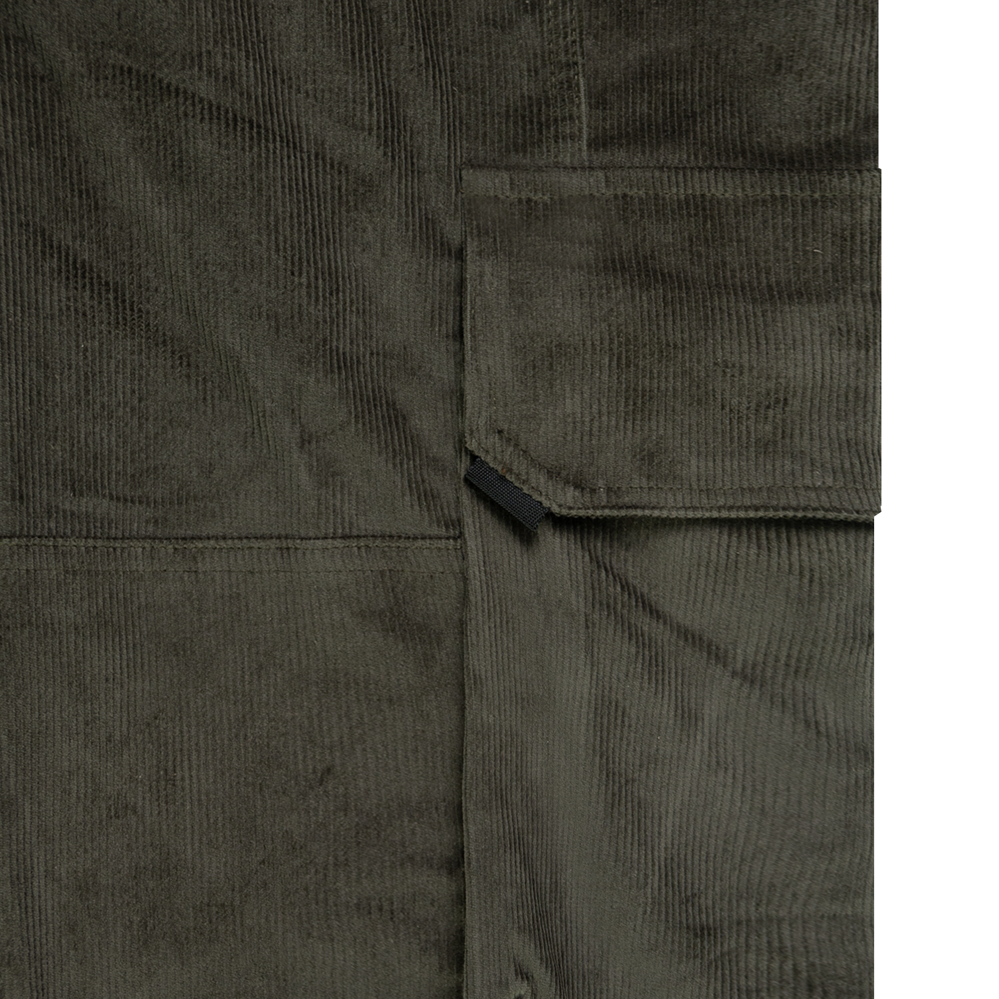 Olive Corduroy Cargo Pants