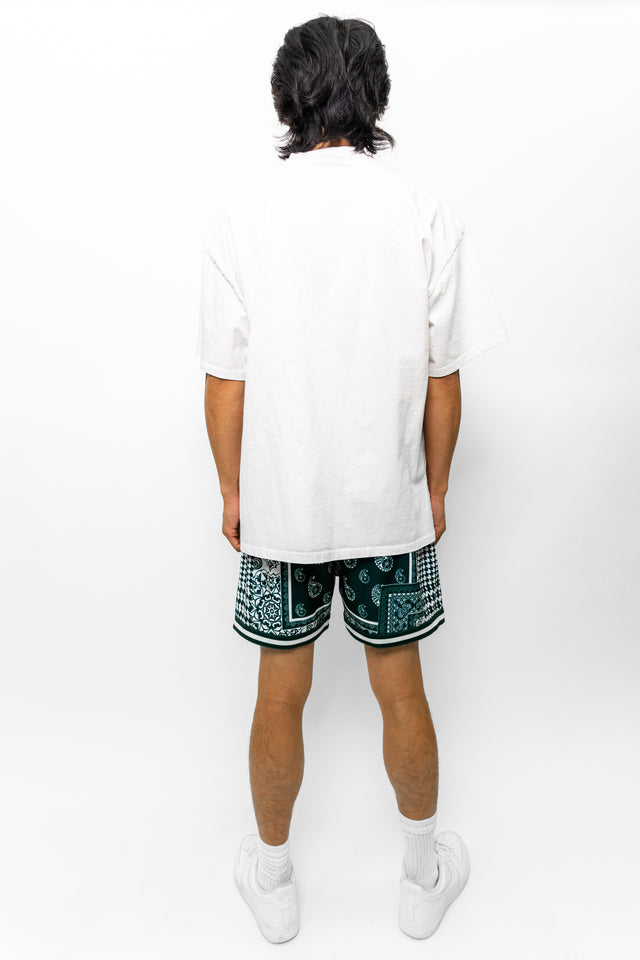 Dark Forest Houndstooth Paisley Active Short
