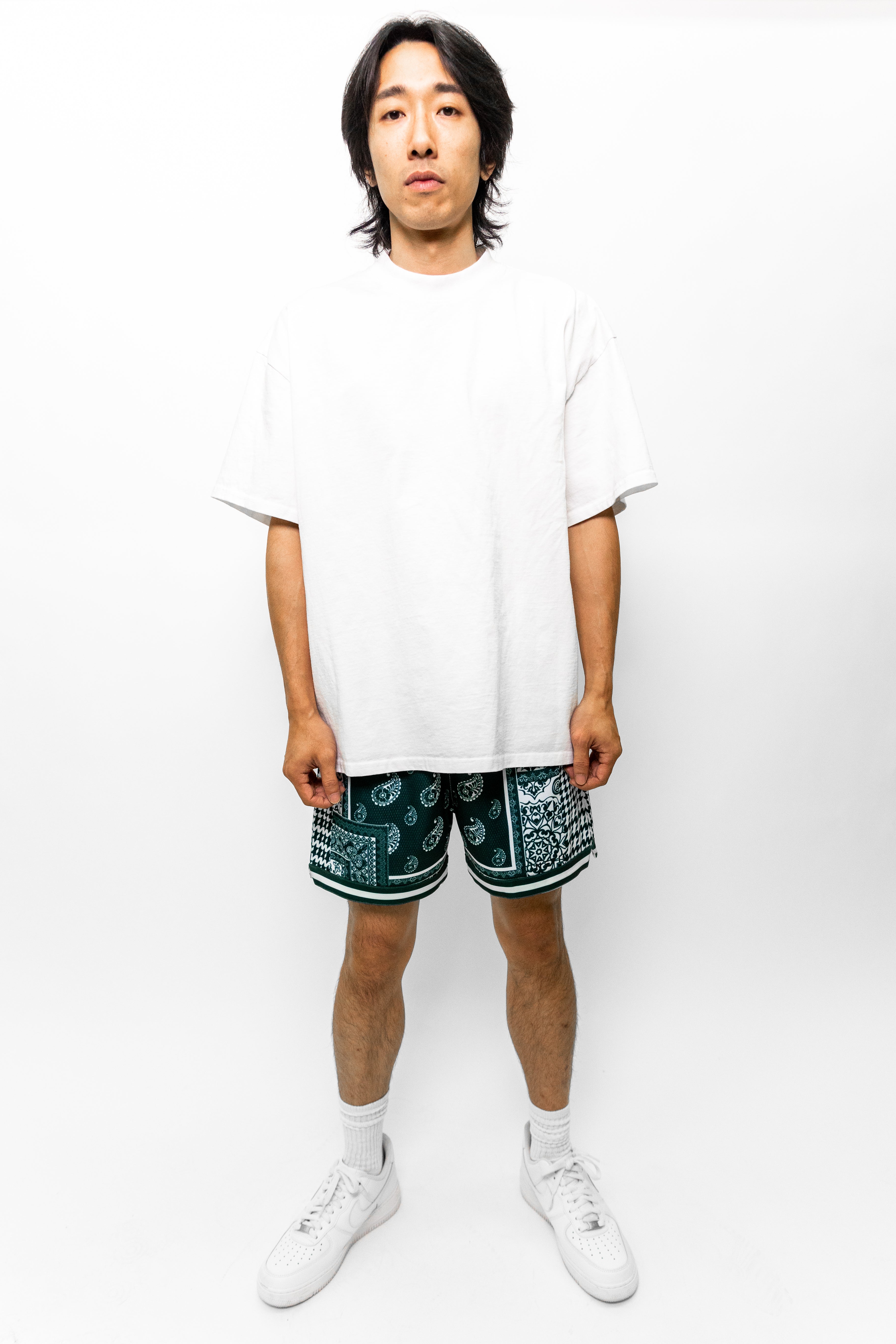 Dark Forest Houndstooth Paisley Active Short