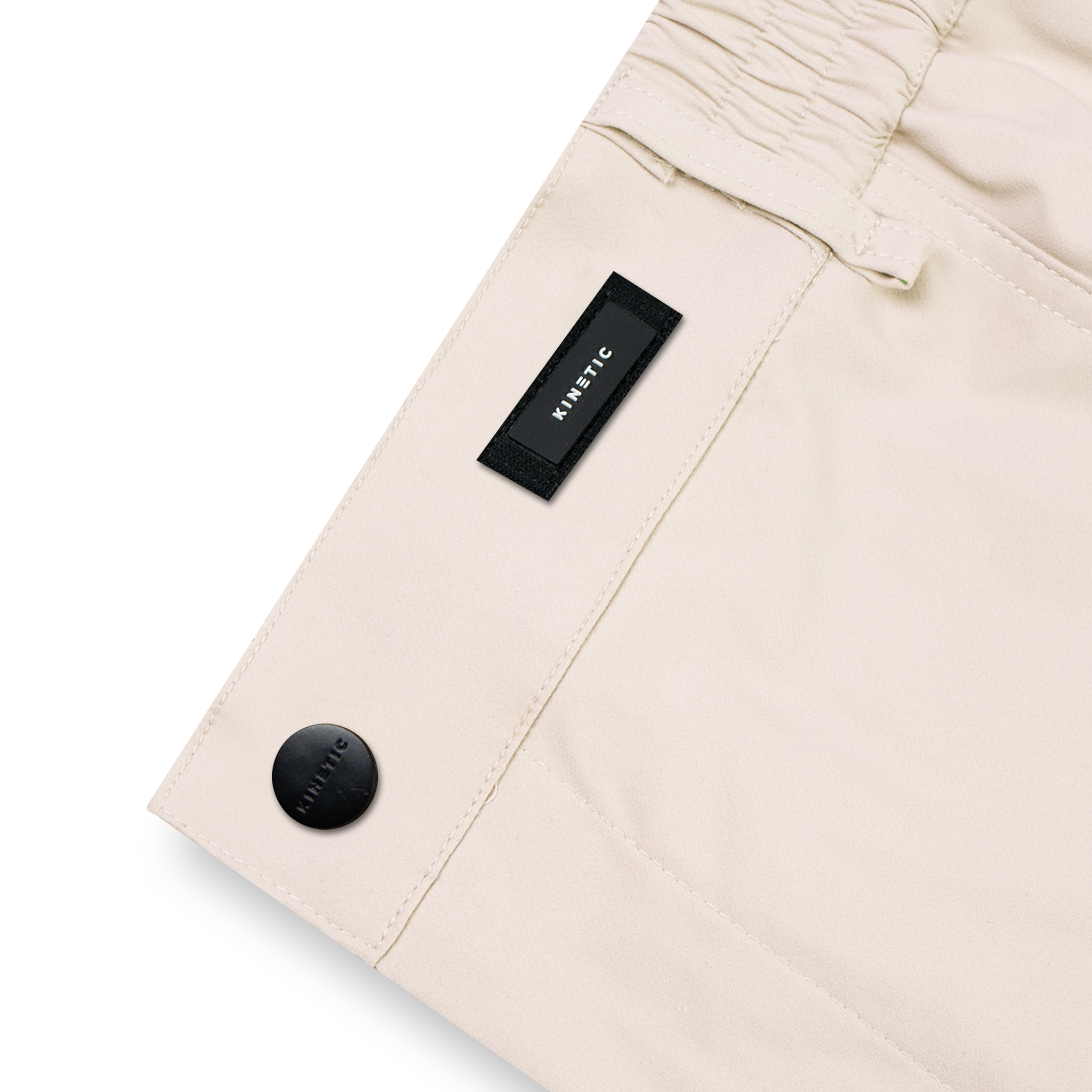 Stone Nylon Cargo Pants
