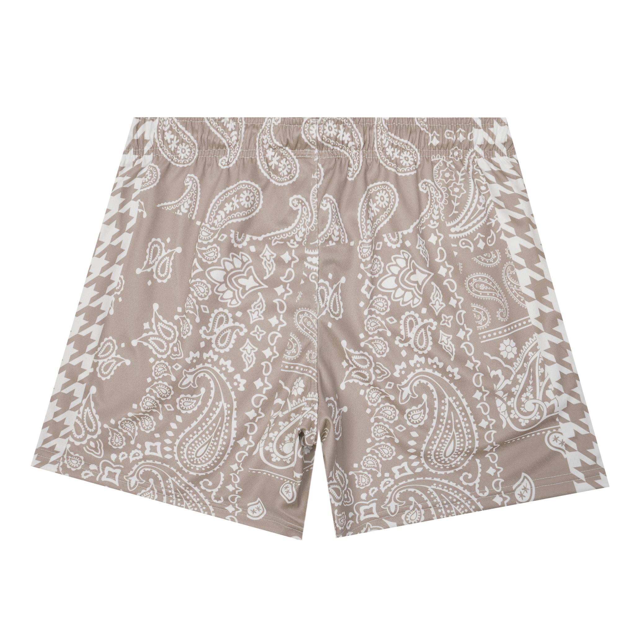 Houndstooth Paisley Khaki Fundamental Short
