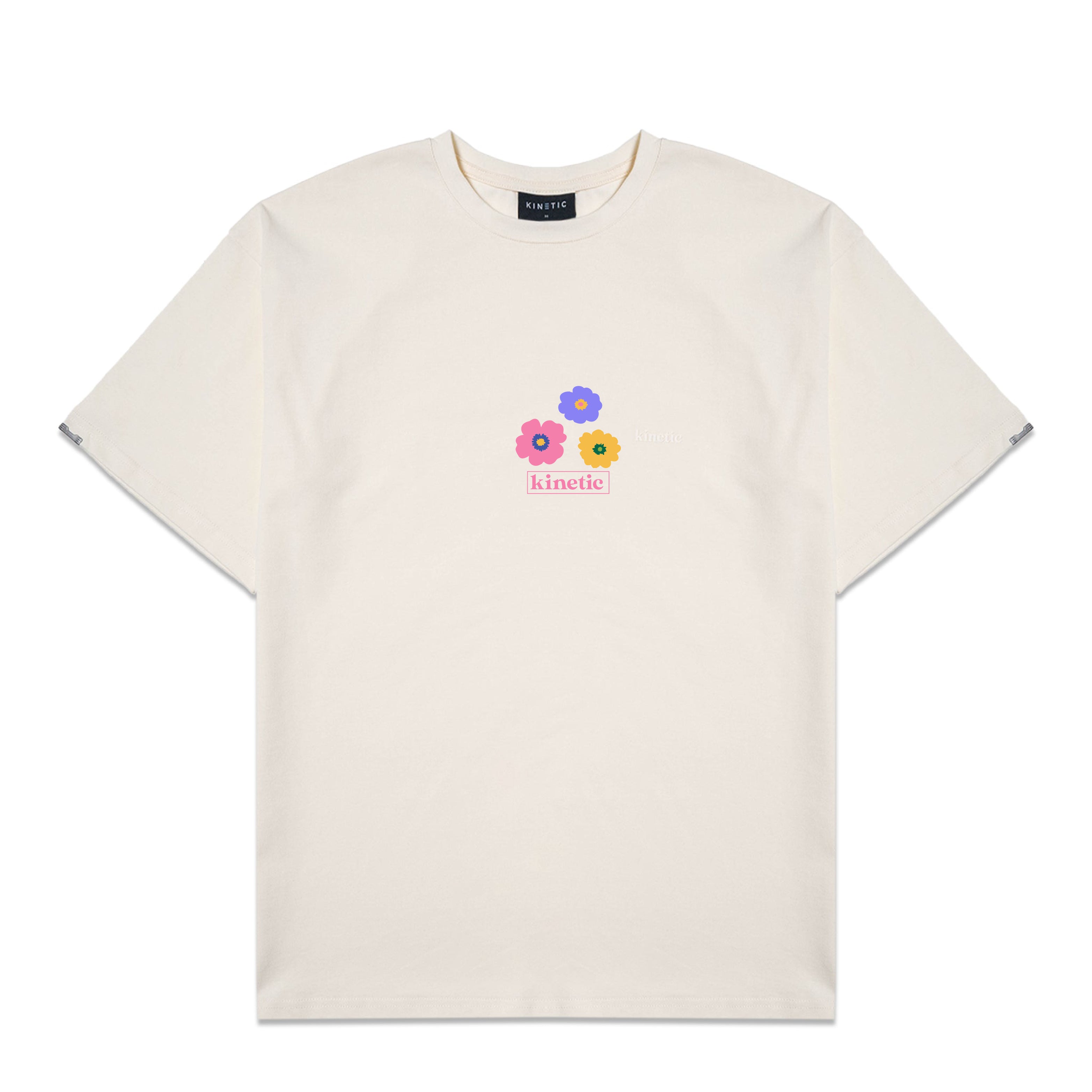 Kinetic Garden Cream Oversized Shirt