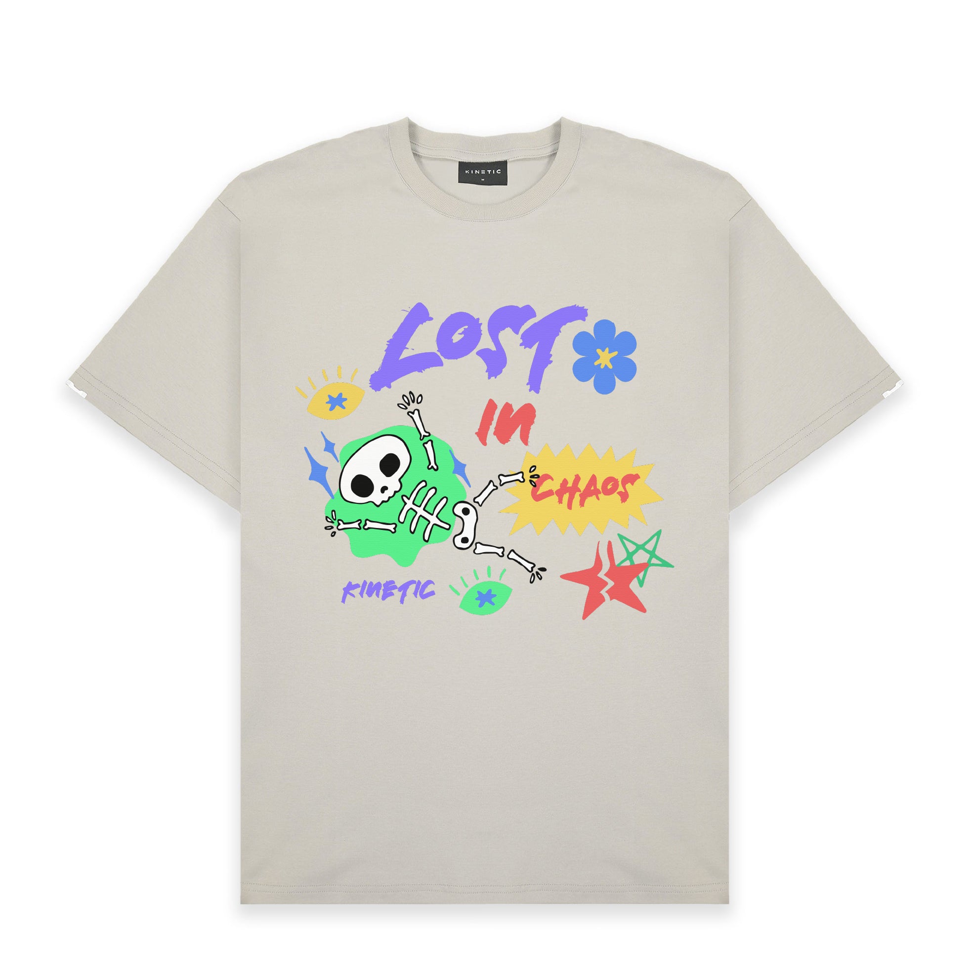 Lost in Time Stone Oversized Shirt