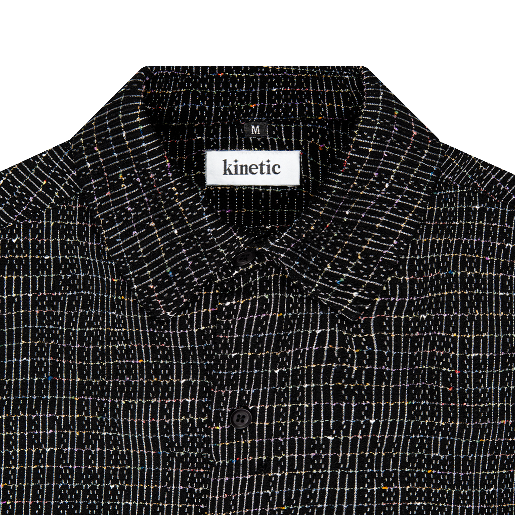 Boucle Midnight Spectrum Button Up Shirt
