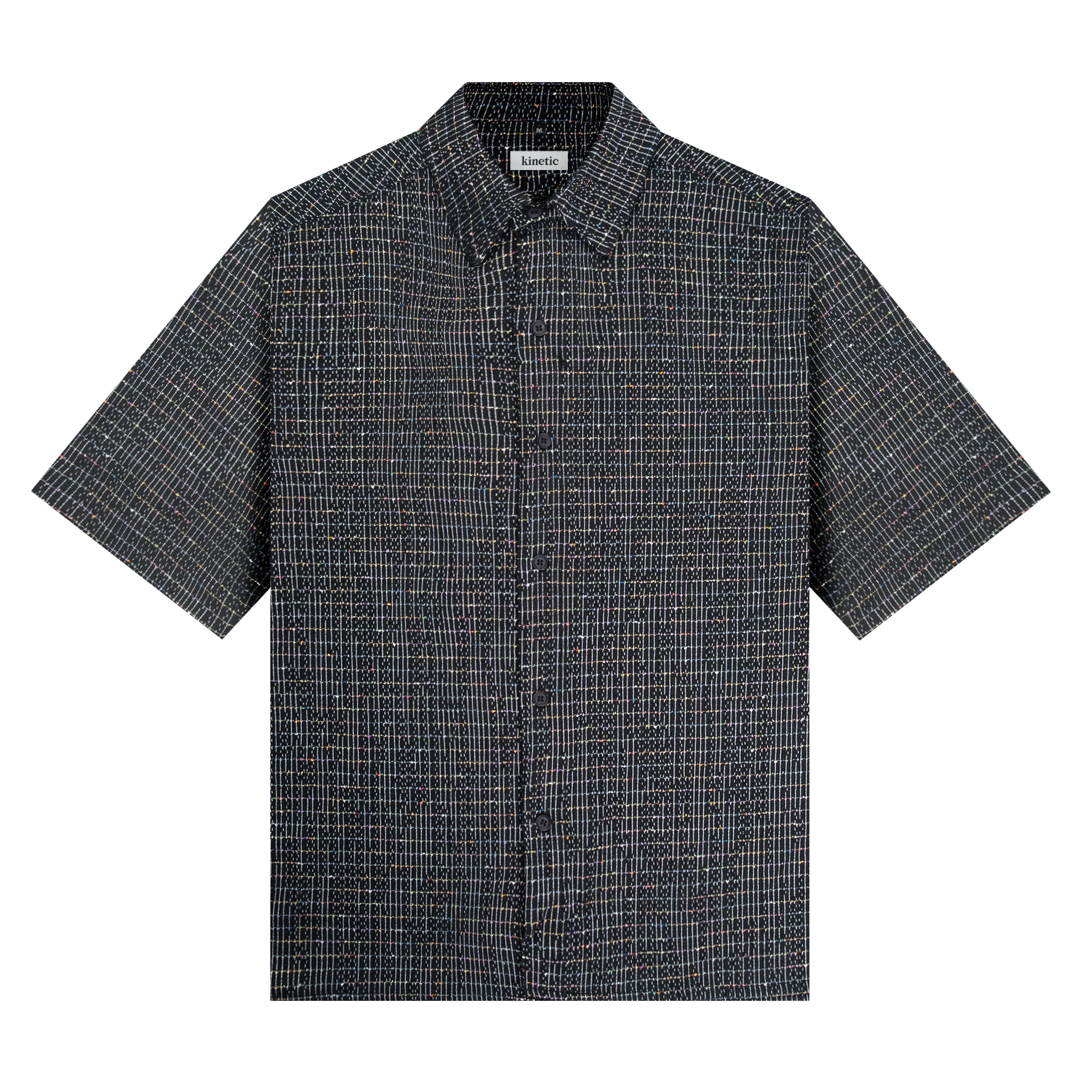 Boucle Midnight Spectrum Button Up Shirt