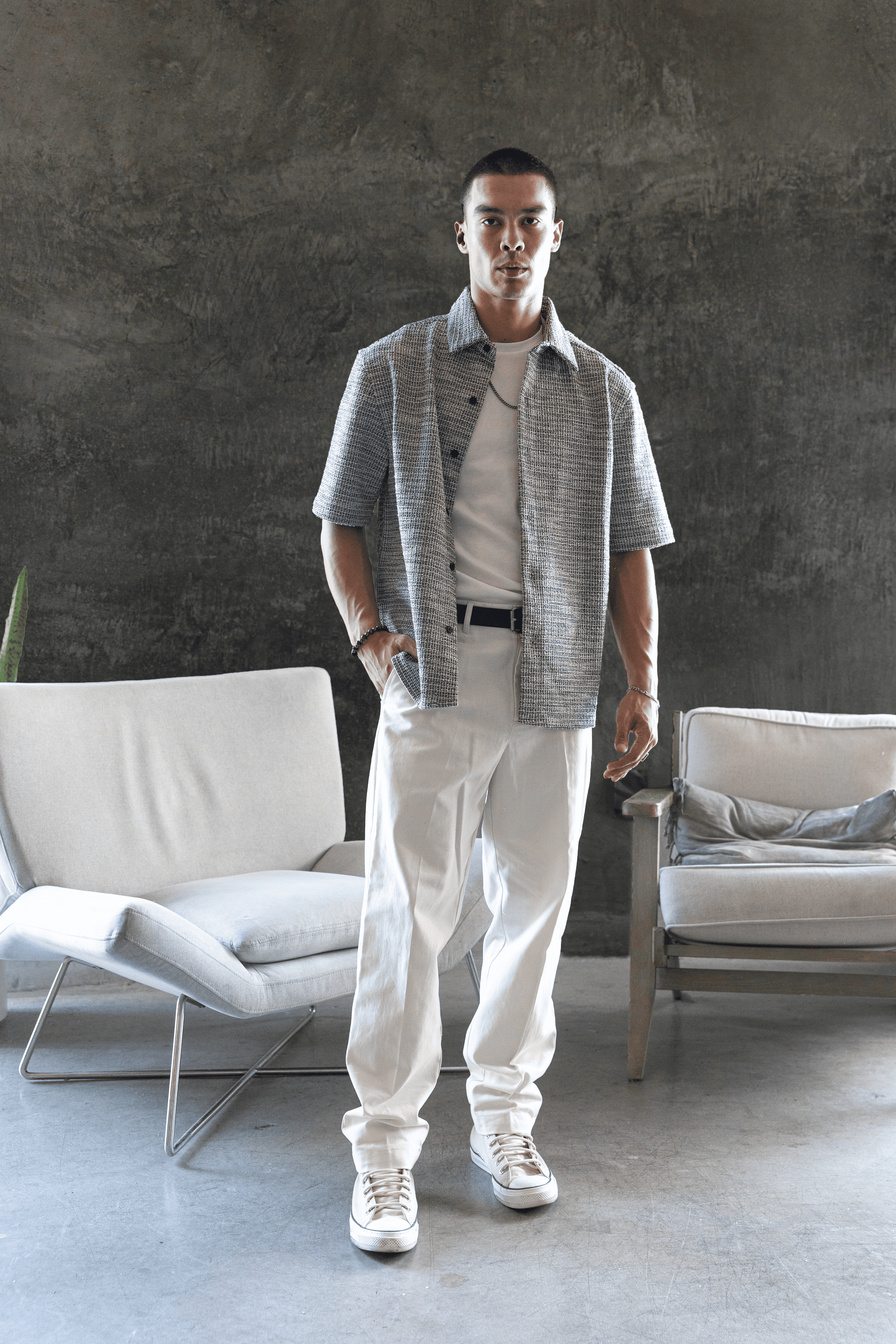 Boucle Monarque Button Up Shirt