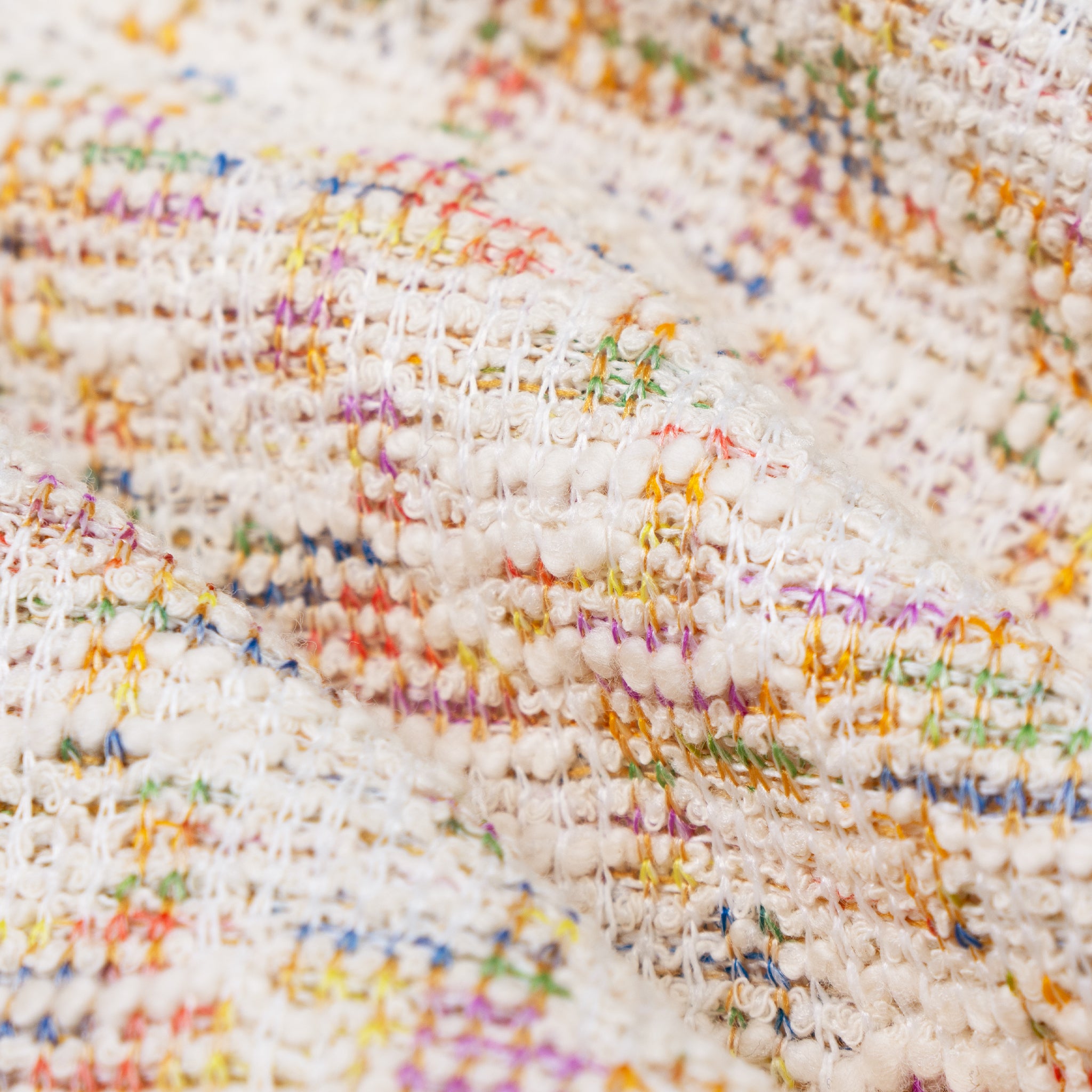 Boucle Pastel Mosaic Button Up Shirt