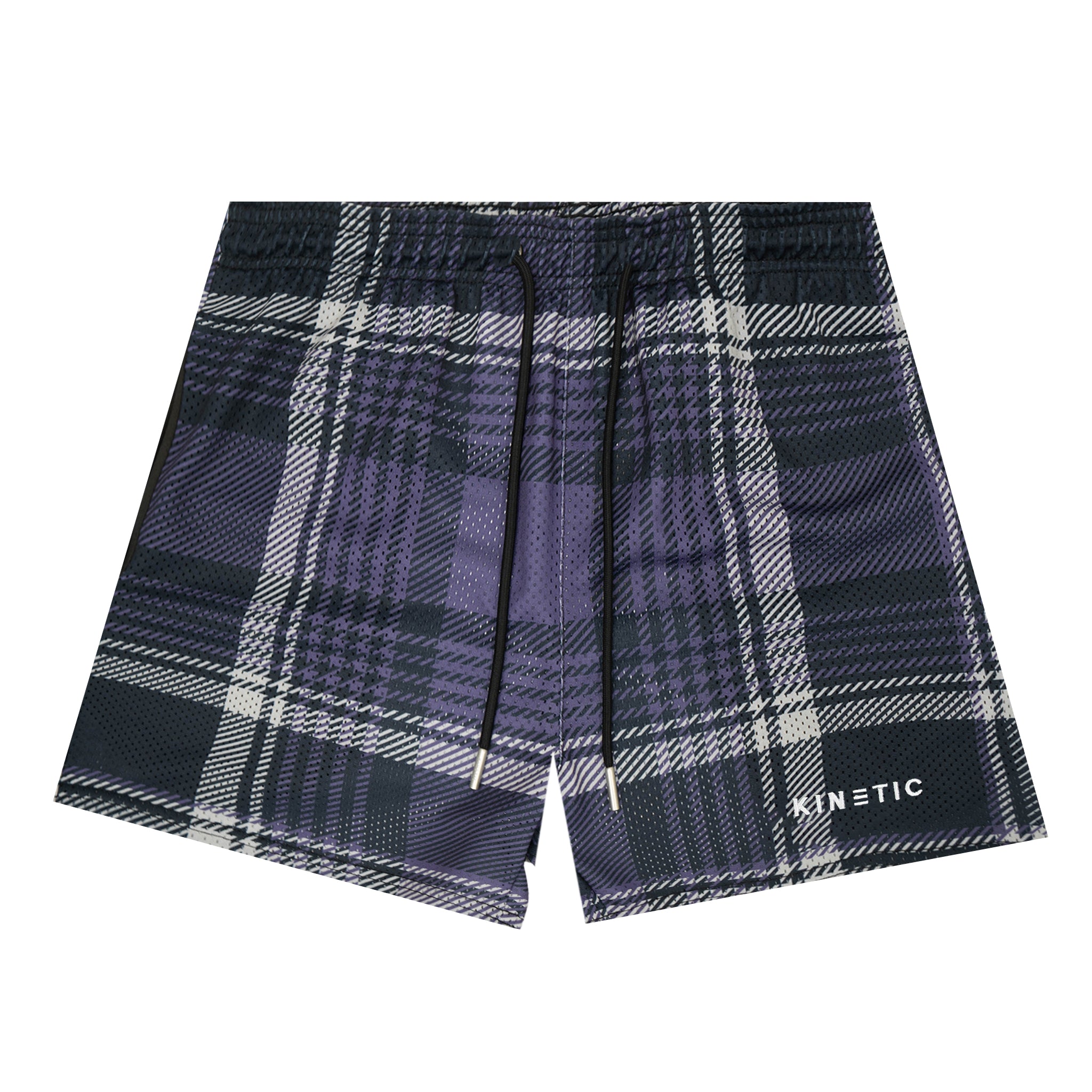 Royal Purple Plaid Fundamental Short