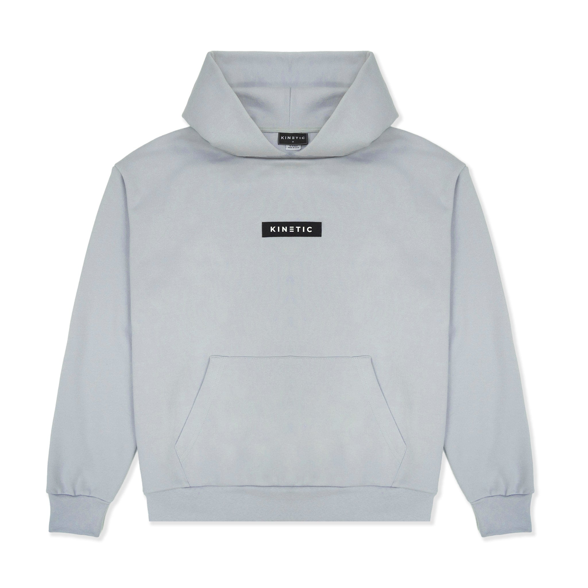 Hollister logo front hoodie in light grey