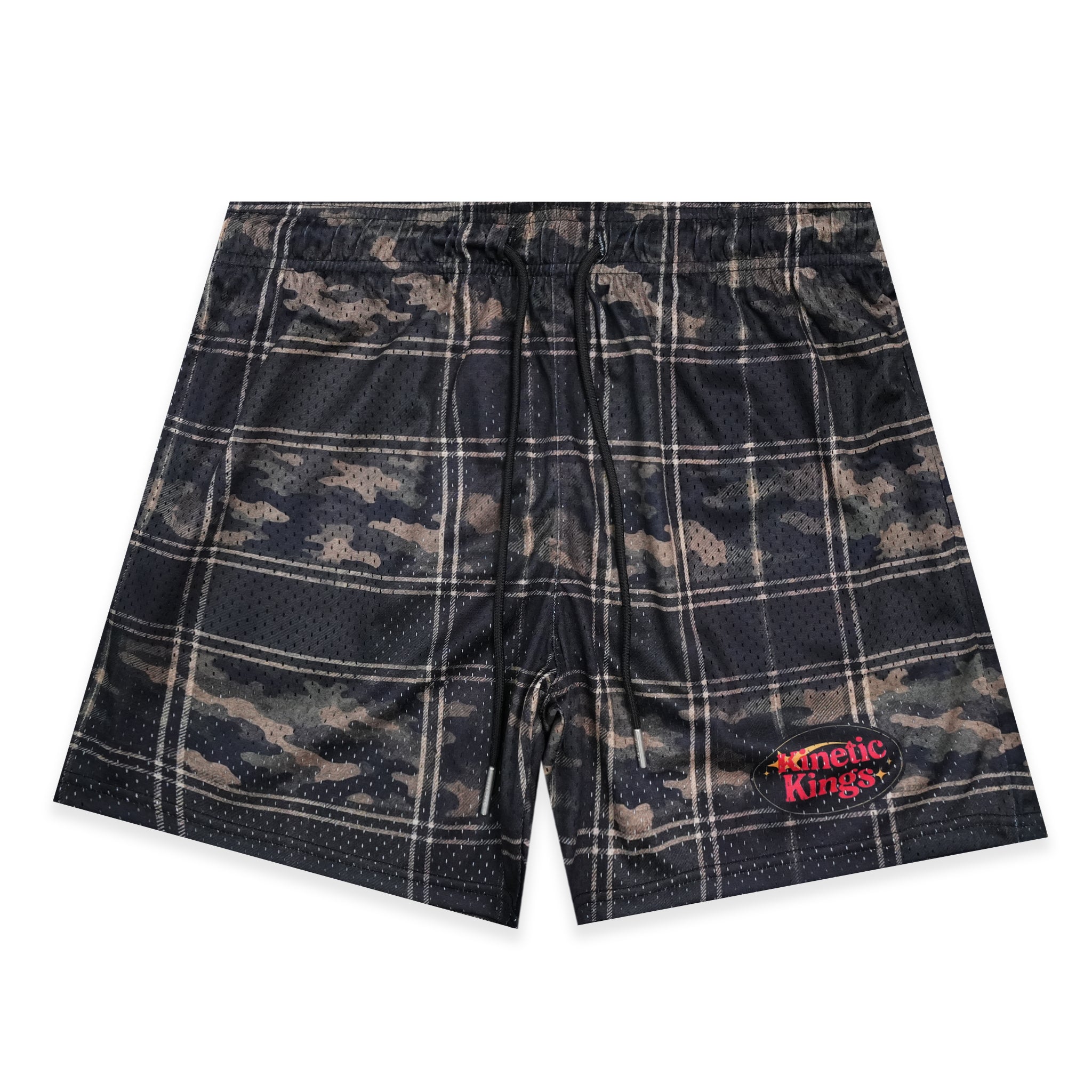 Camo Plaid Fundamental Short front