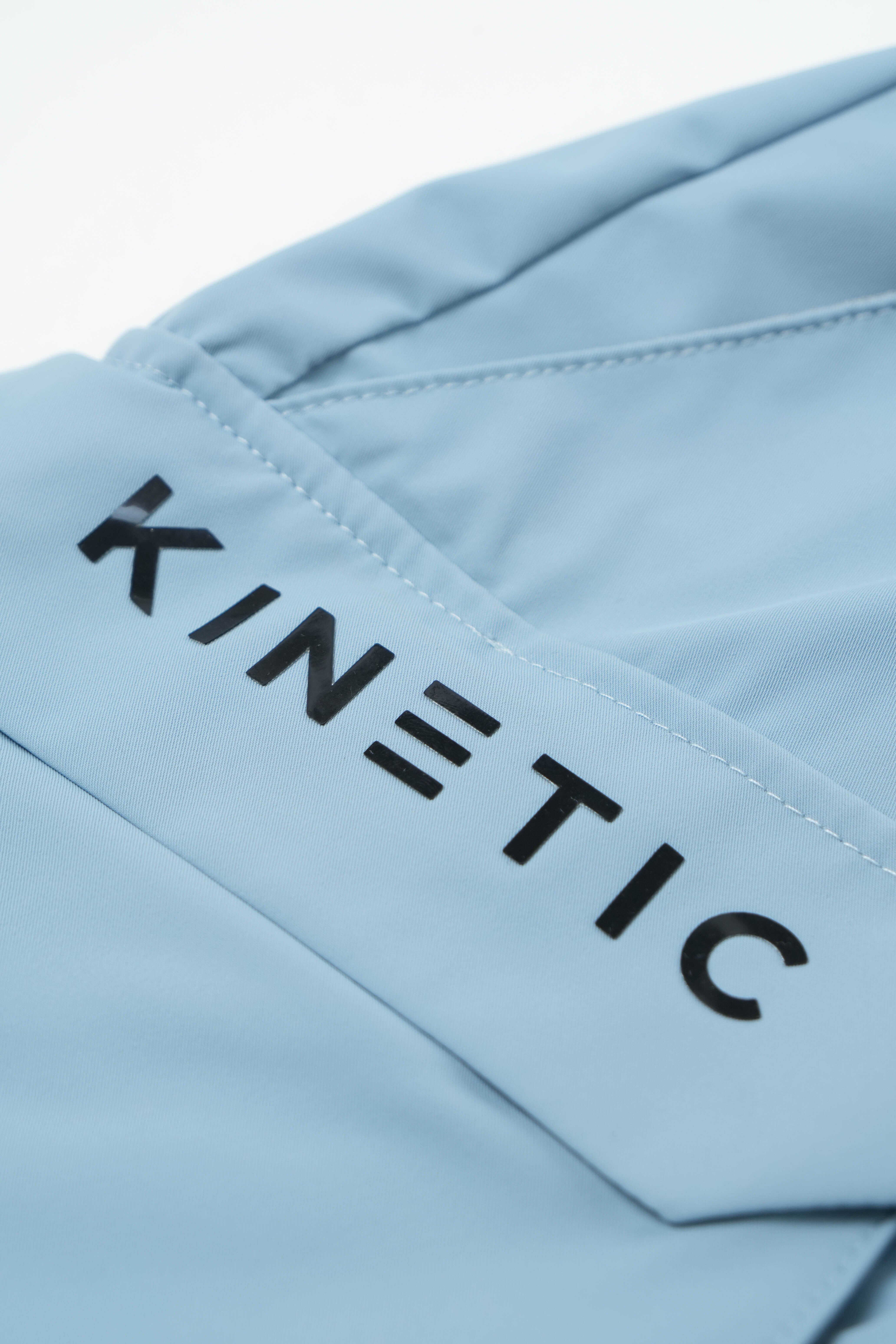 Sky Blue Nylon Cargo Shorts