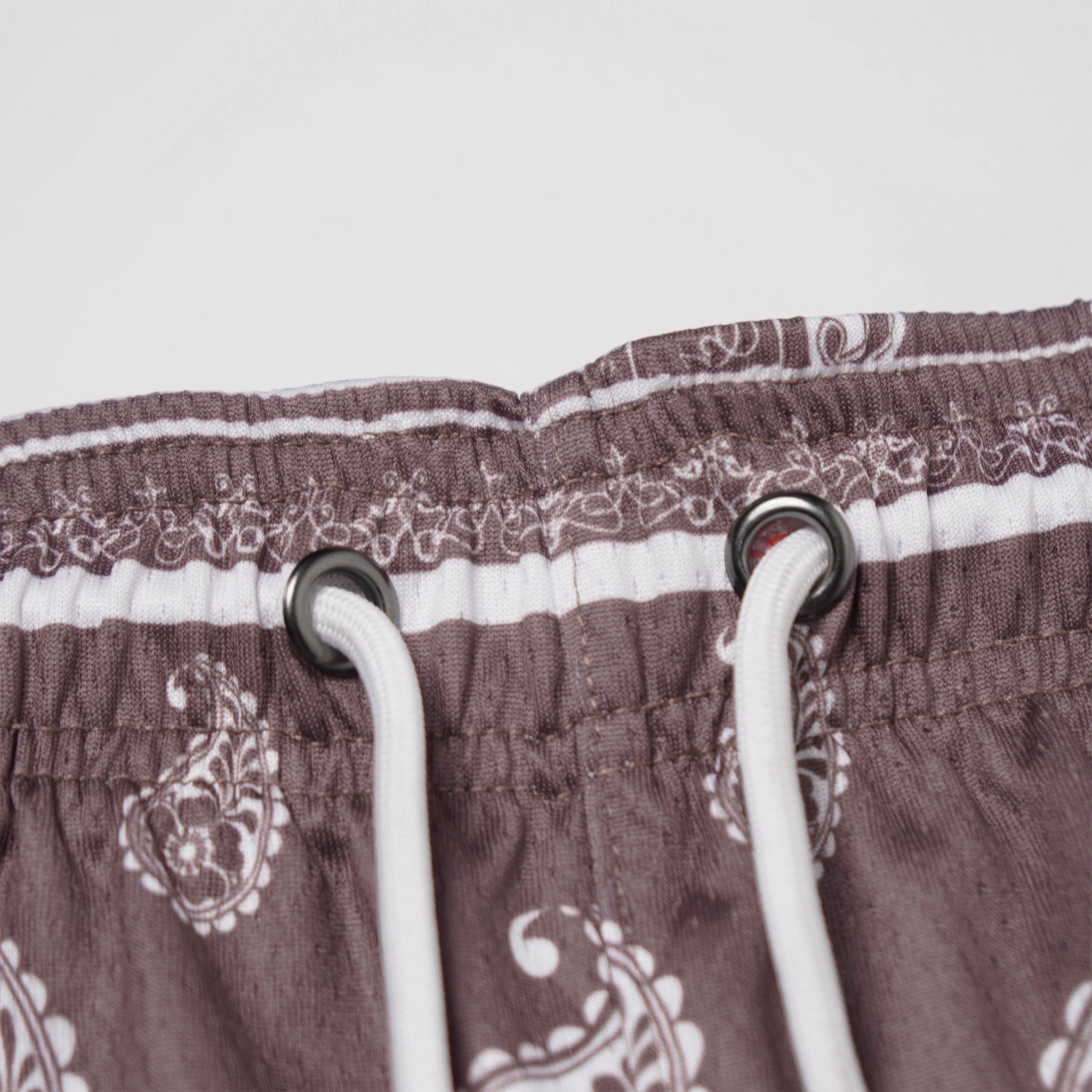 Umber Houndstooth Paisley Fundamental Short
