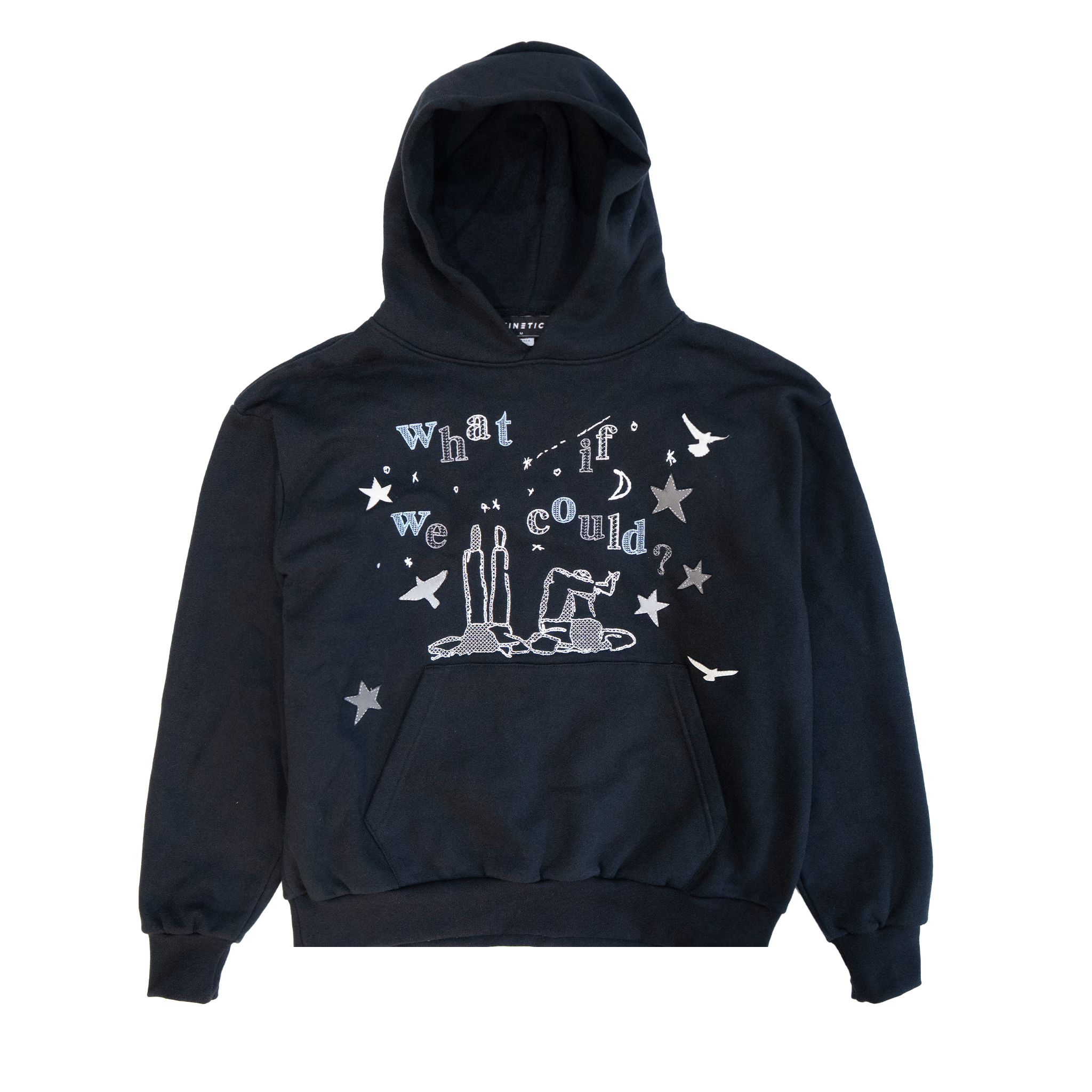 What if we could Embroidered Hoodie