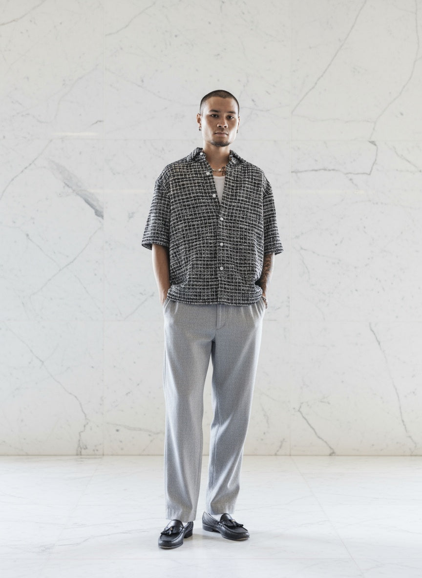 Boucle Nightfall Button Up Shirt