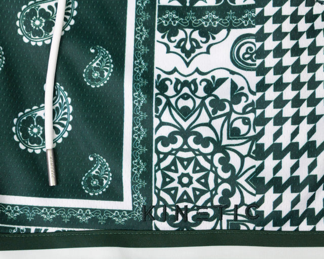 Dark Forest Houndstooth Paisley Active Short