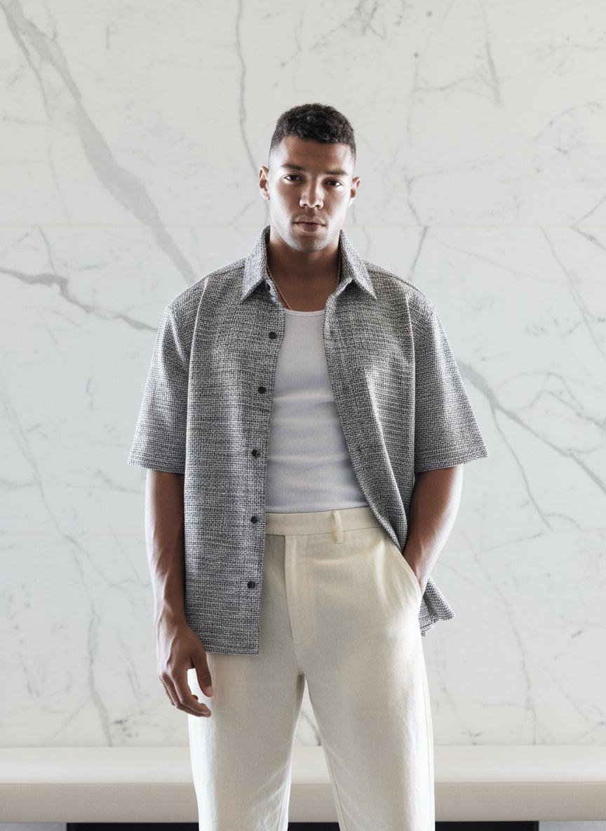 Boucle Monarque Button Up Shirt