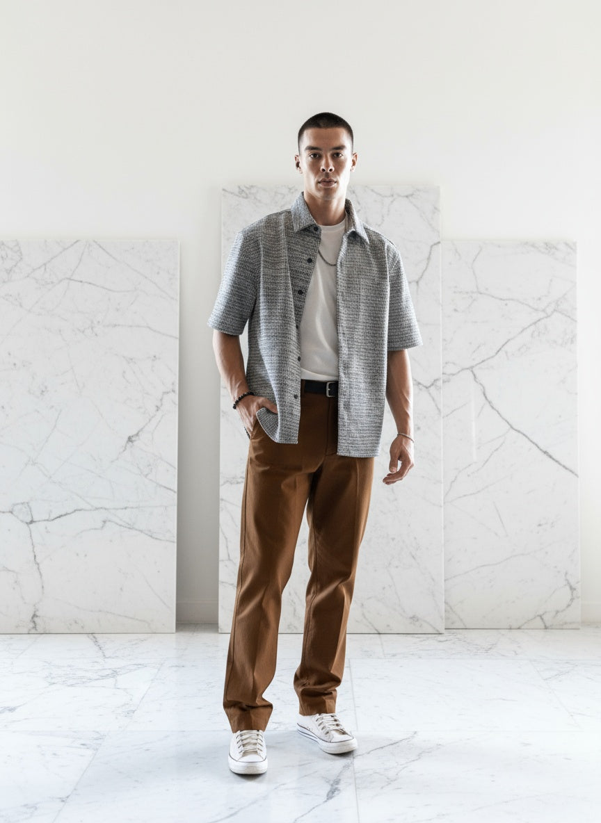 Boucle Monarque Button Up Shirt