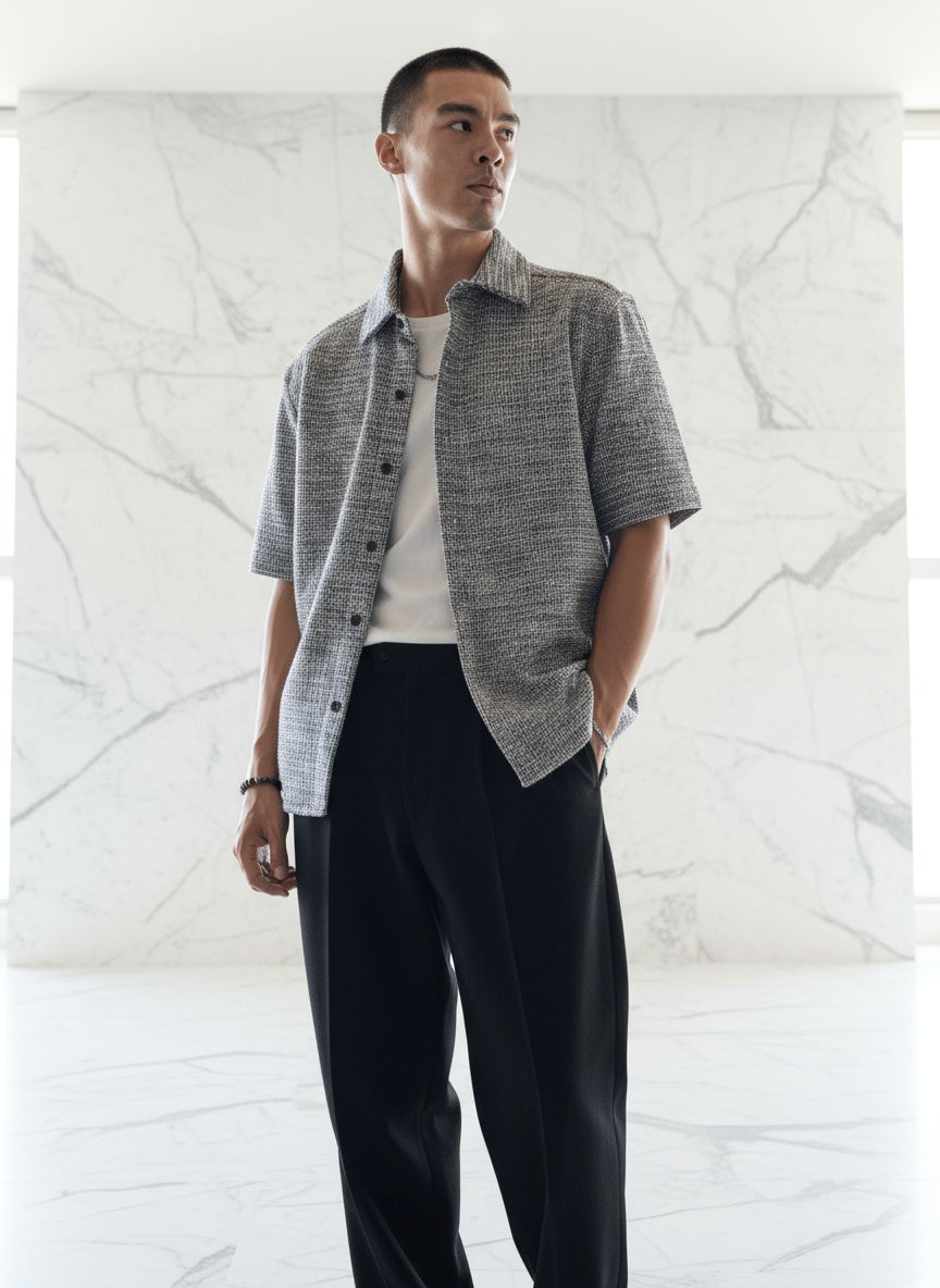 Boucle Monarque Button Up Shirt