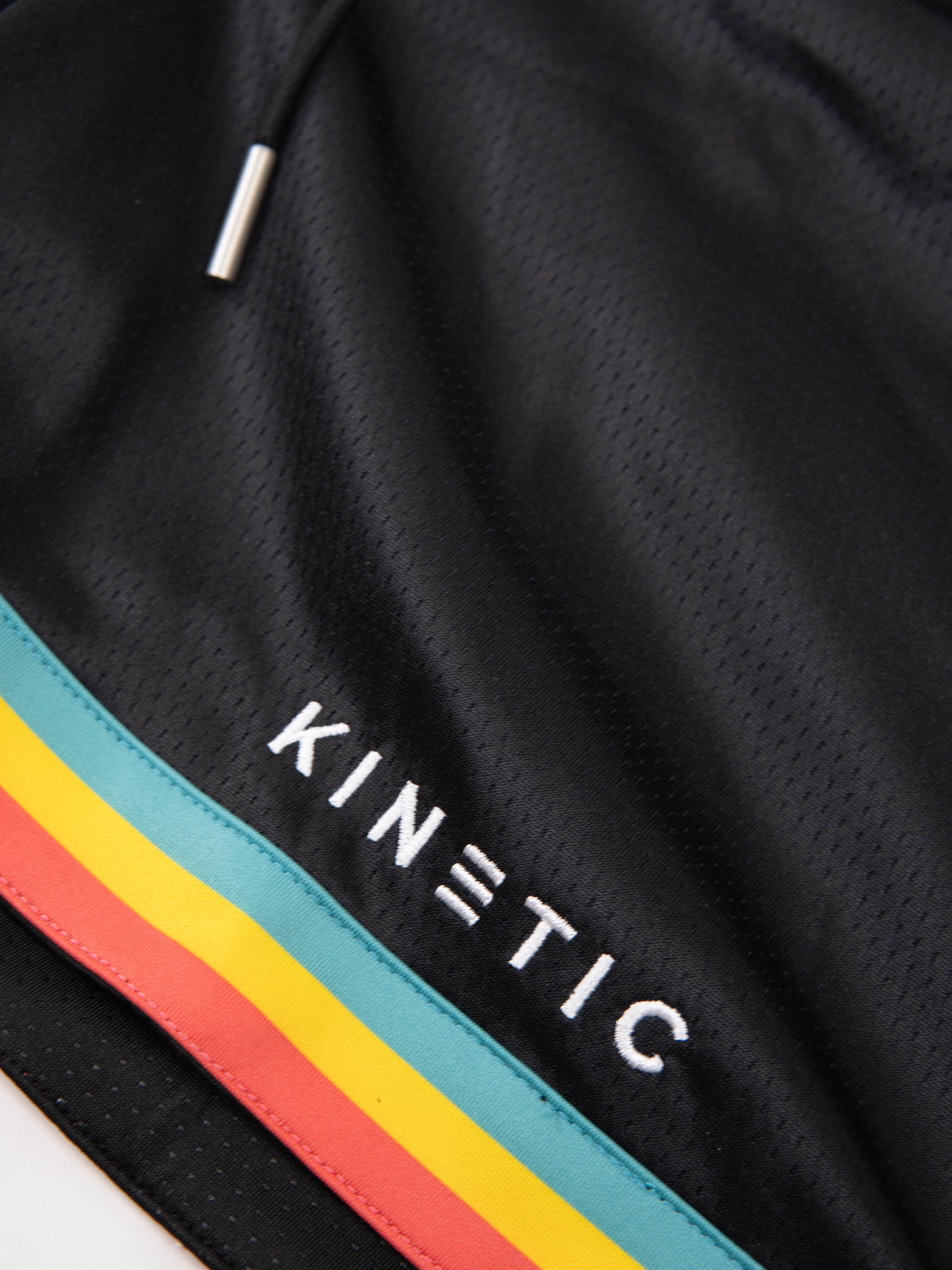 Black Lightning Bolt Active Short