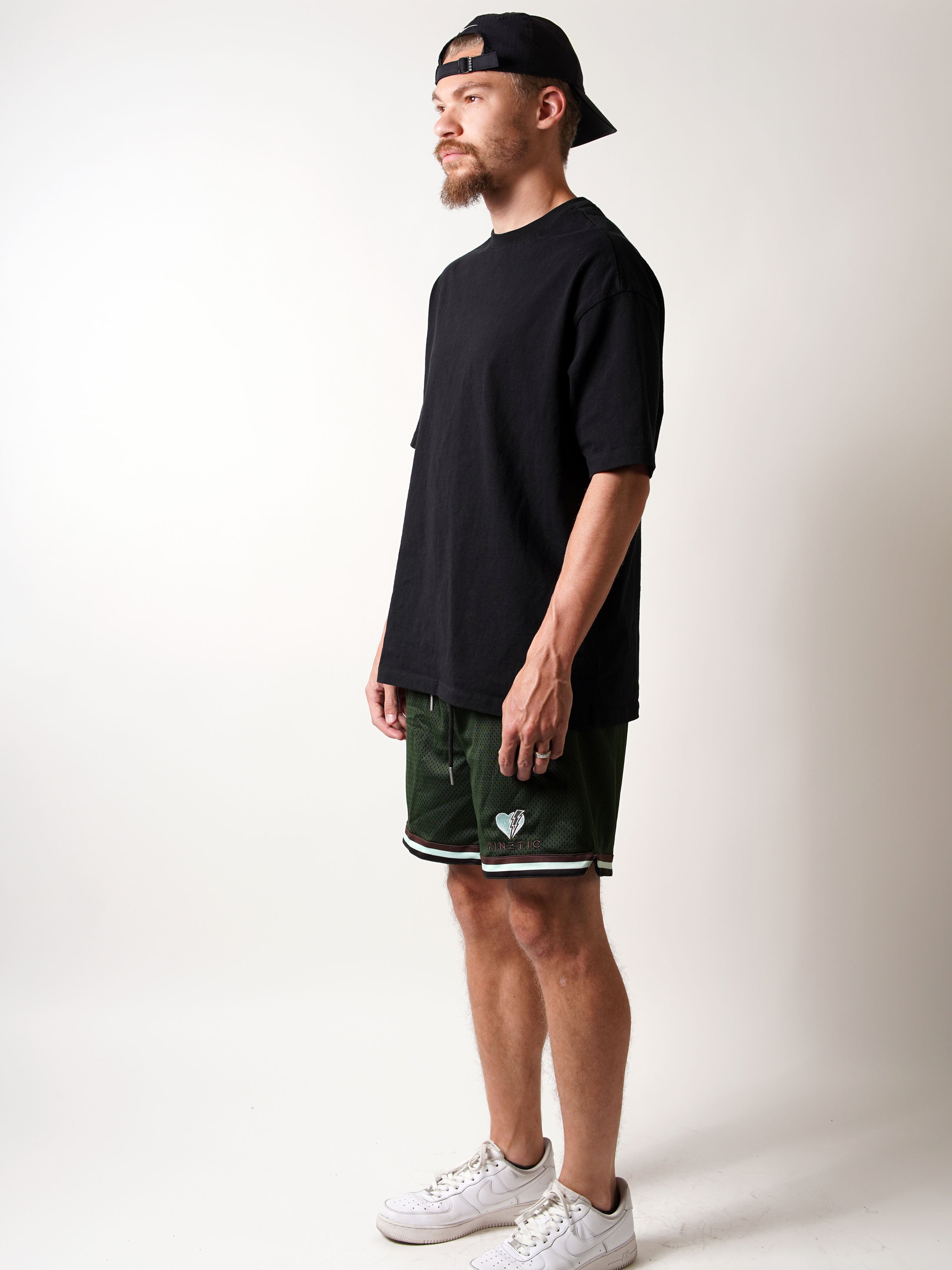 Struckn Luv Dark Green Active Short