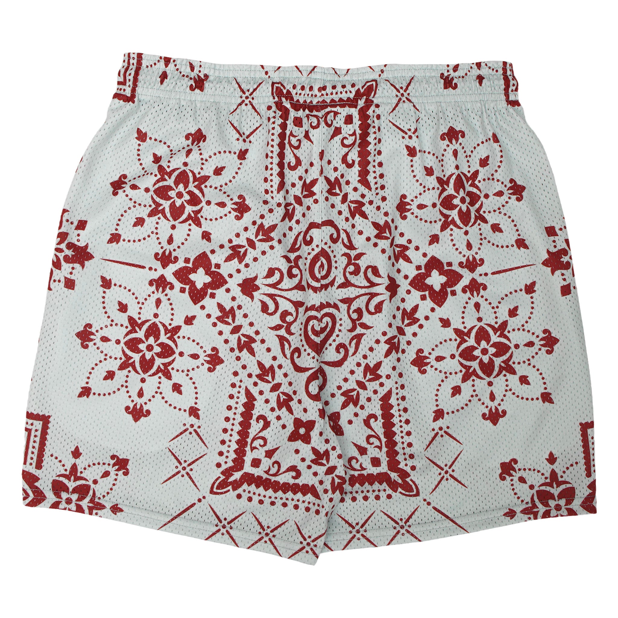 Grey Red Paisley Fundamental Short