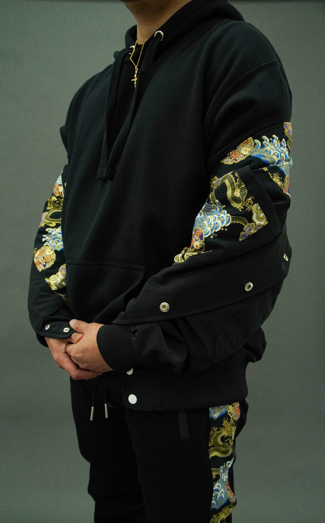 The Foundation Bomber - Black Jacquard