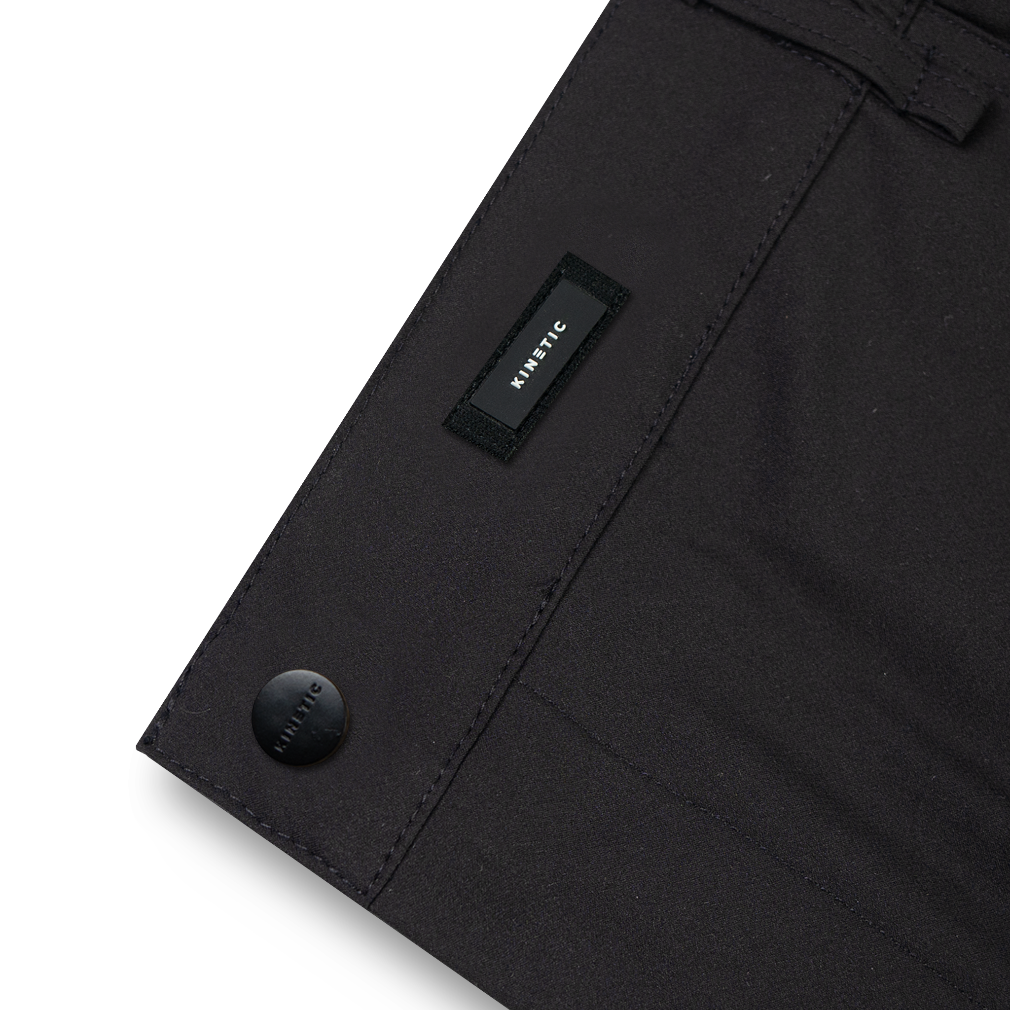 Black Nylon Cargo Pants