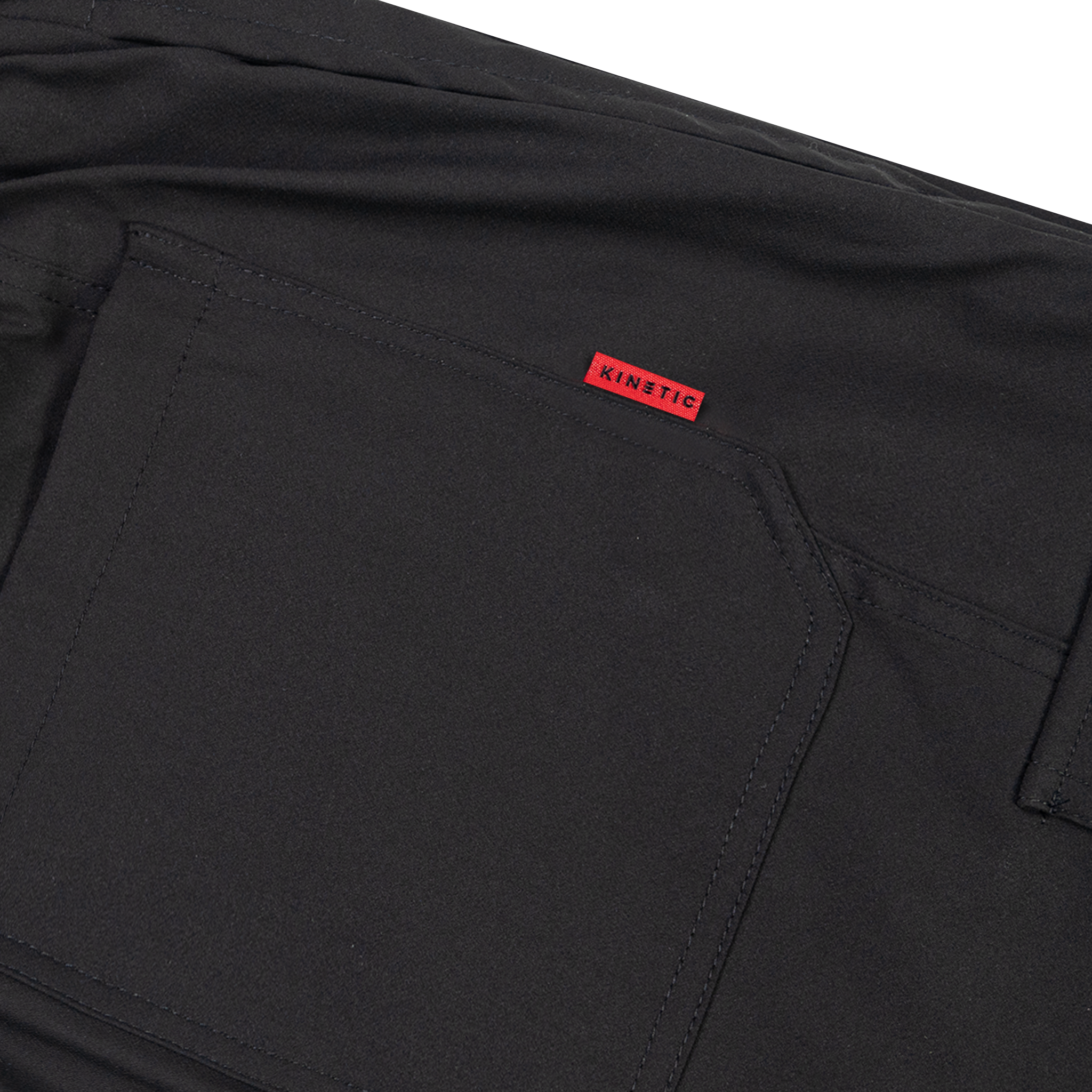 Black Nylon Cargo Pants