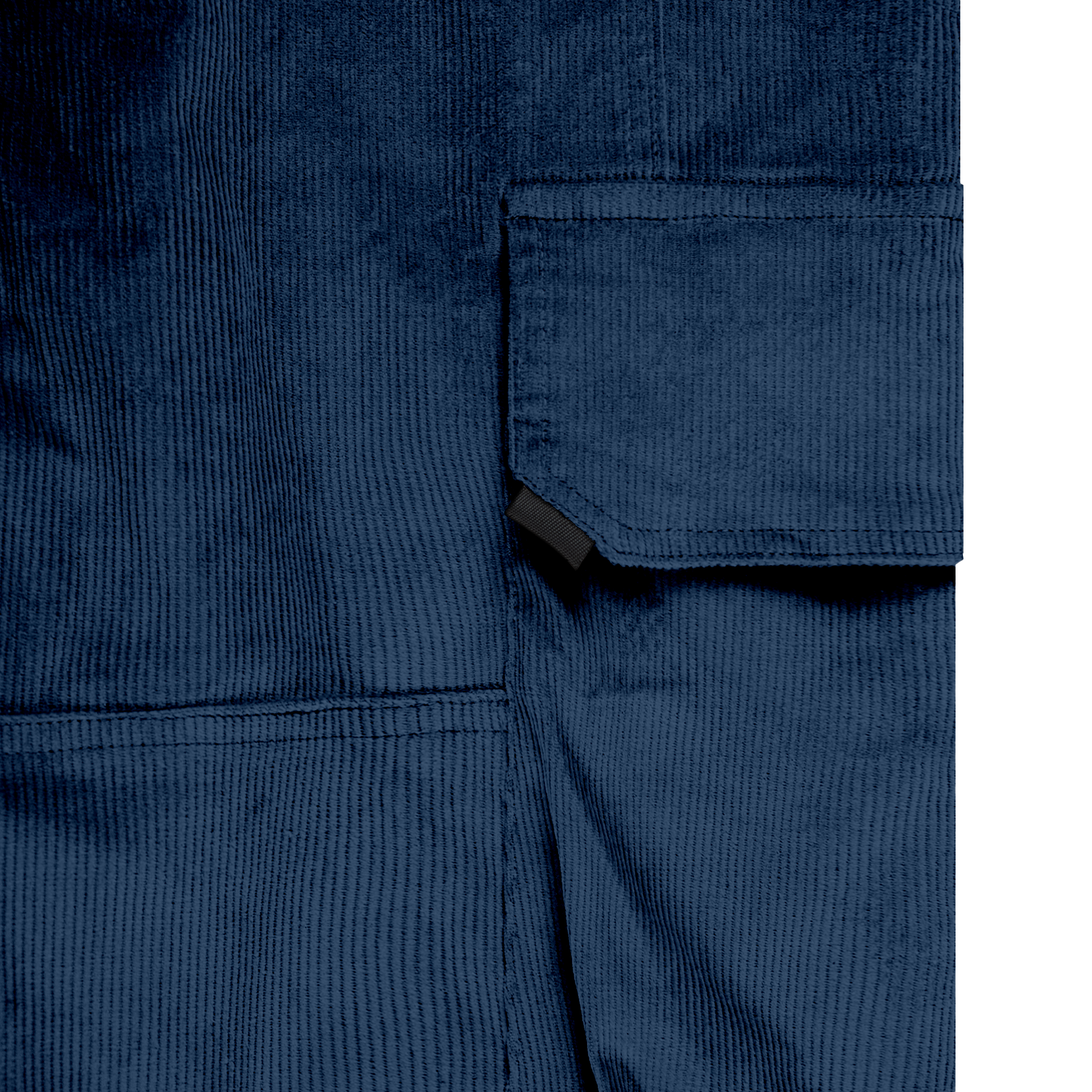 Navy Corduroy Cargo Pants