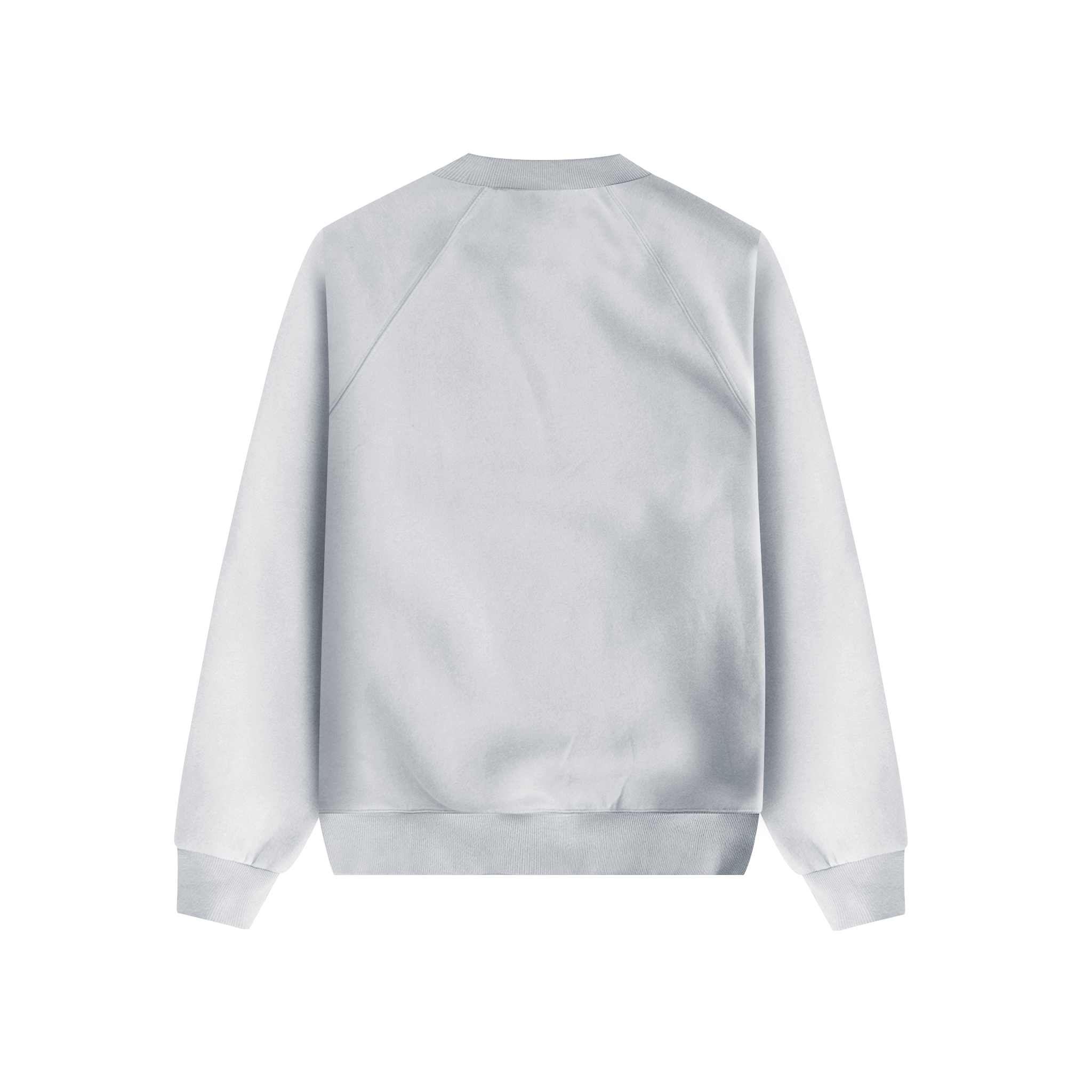 GOD GREY RAGLAN CREWNECK