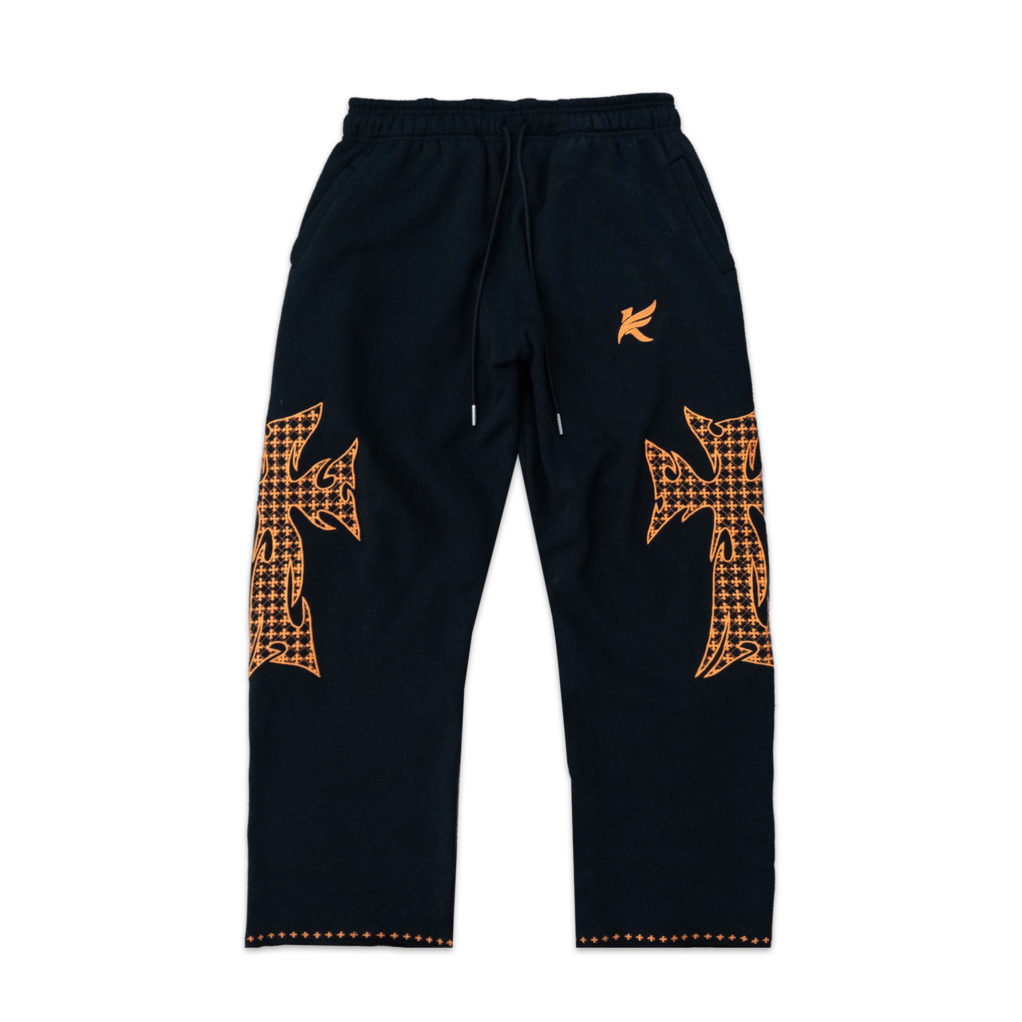 Cross Embroidered Sweatpant