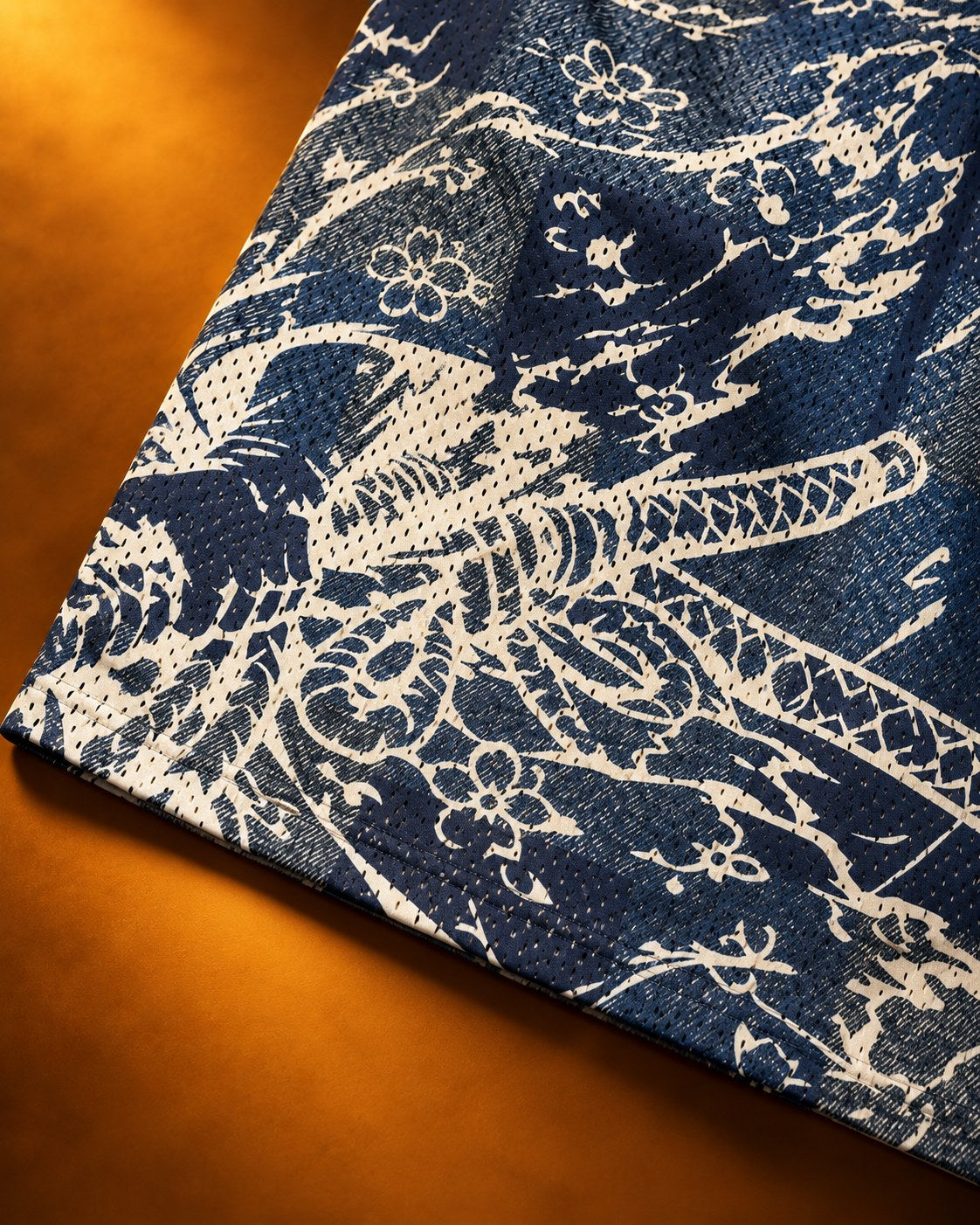 Ronin Denim Motif Shorts
