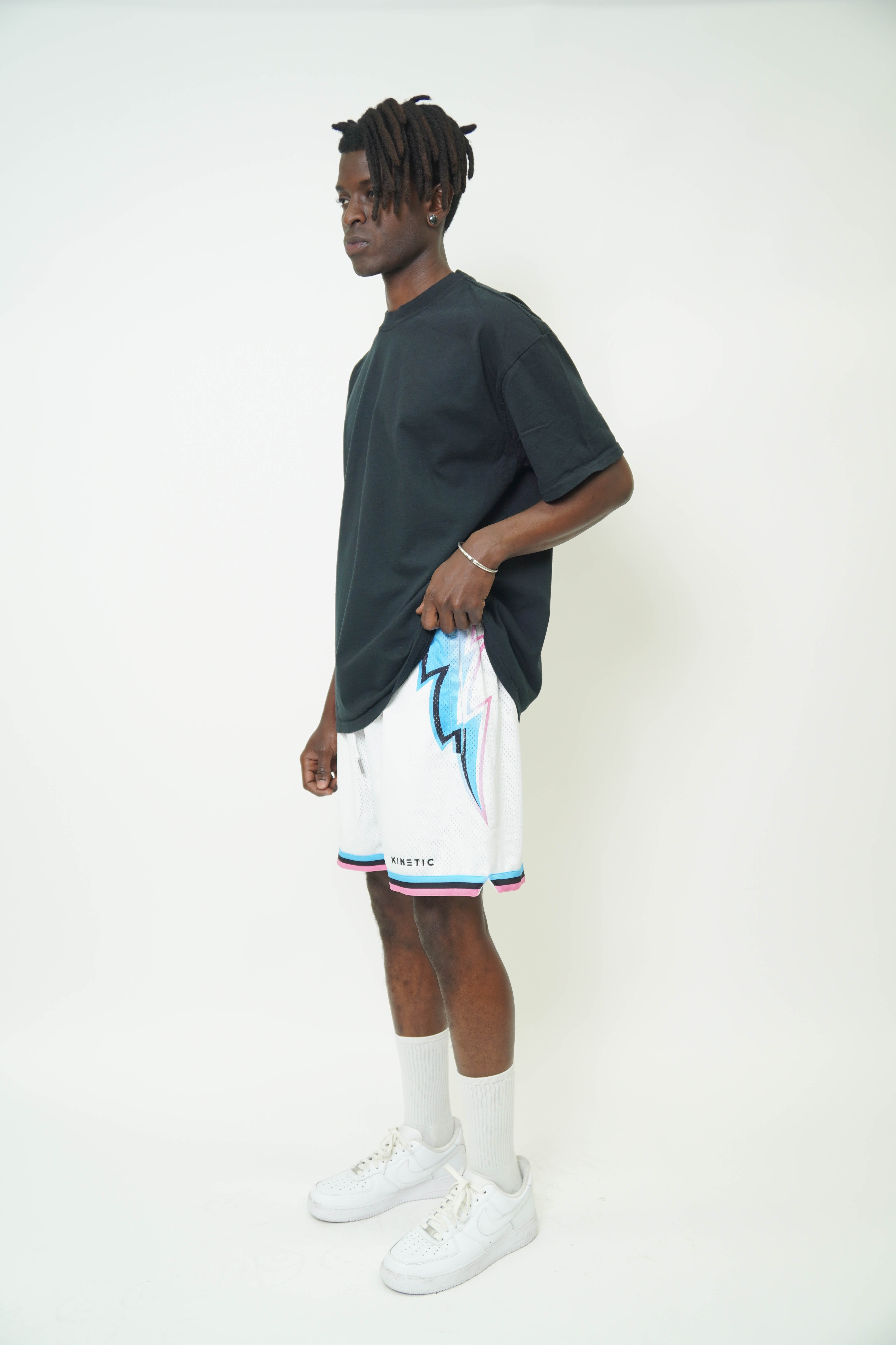 Cotton Candy Lightning Bolt Active Short
