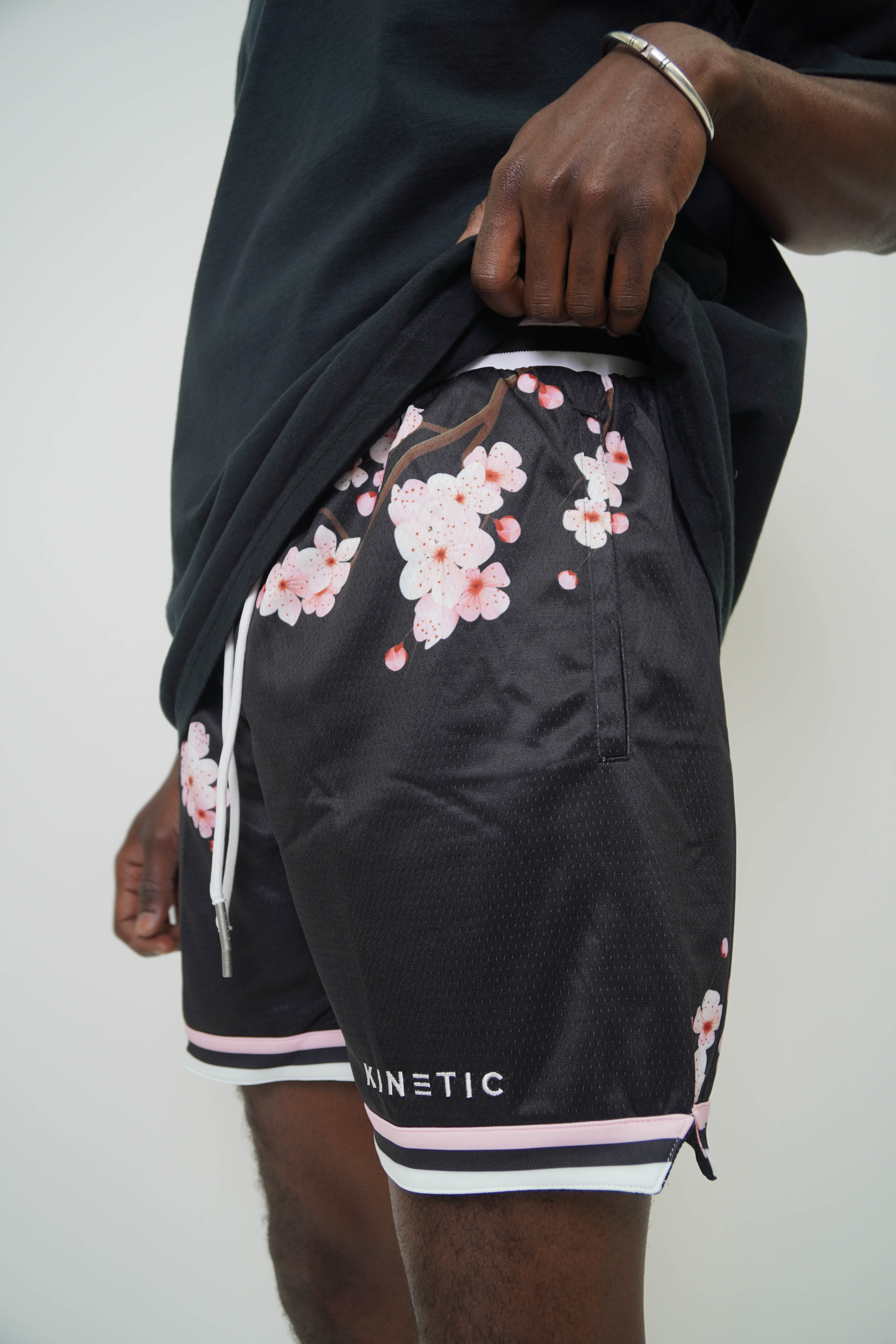 Black Cherry Blossom Active Short