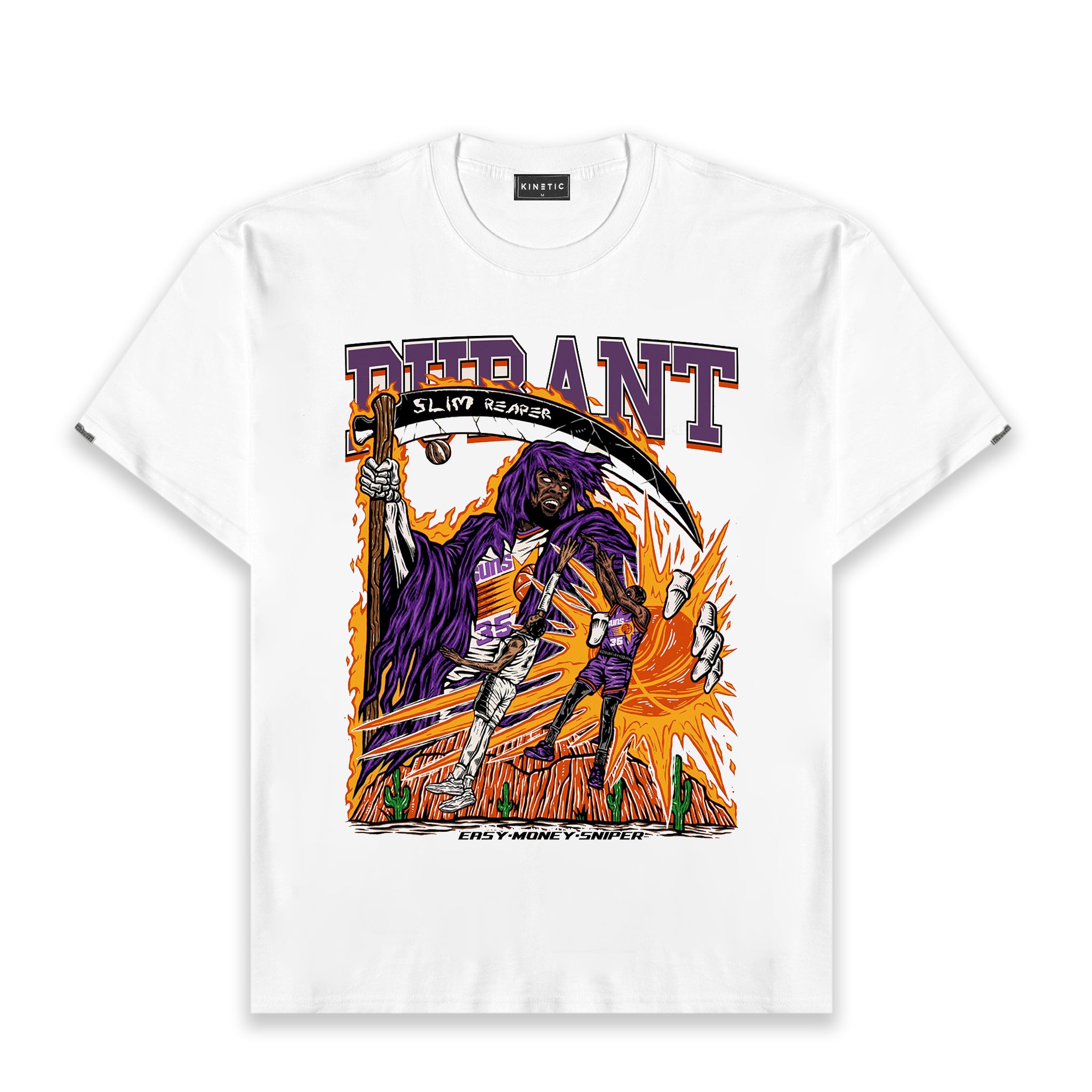 Durant White Oversized Shirt