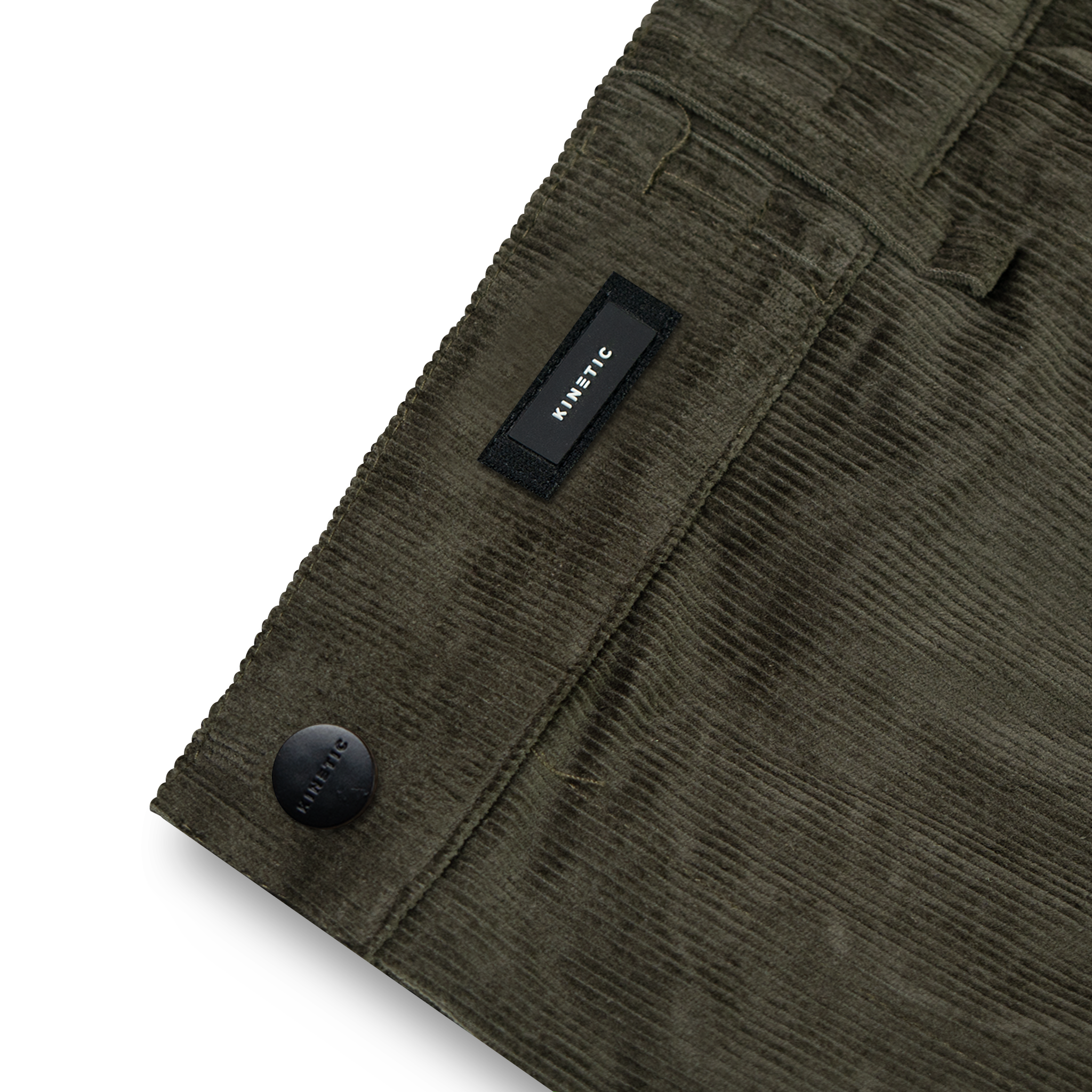 Olive Corduroy Cargo Pants