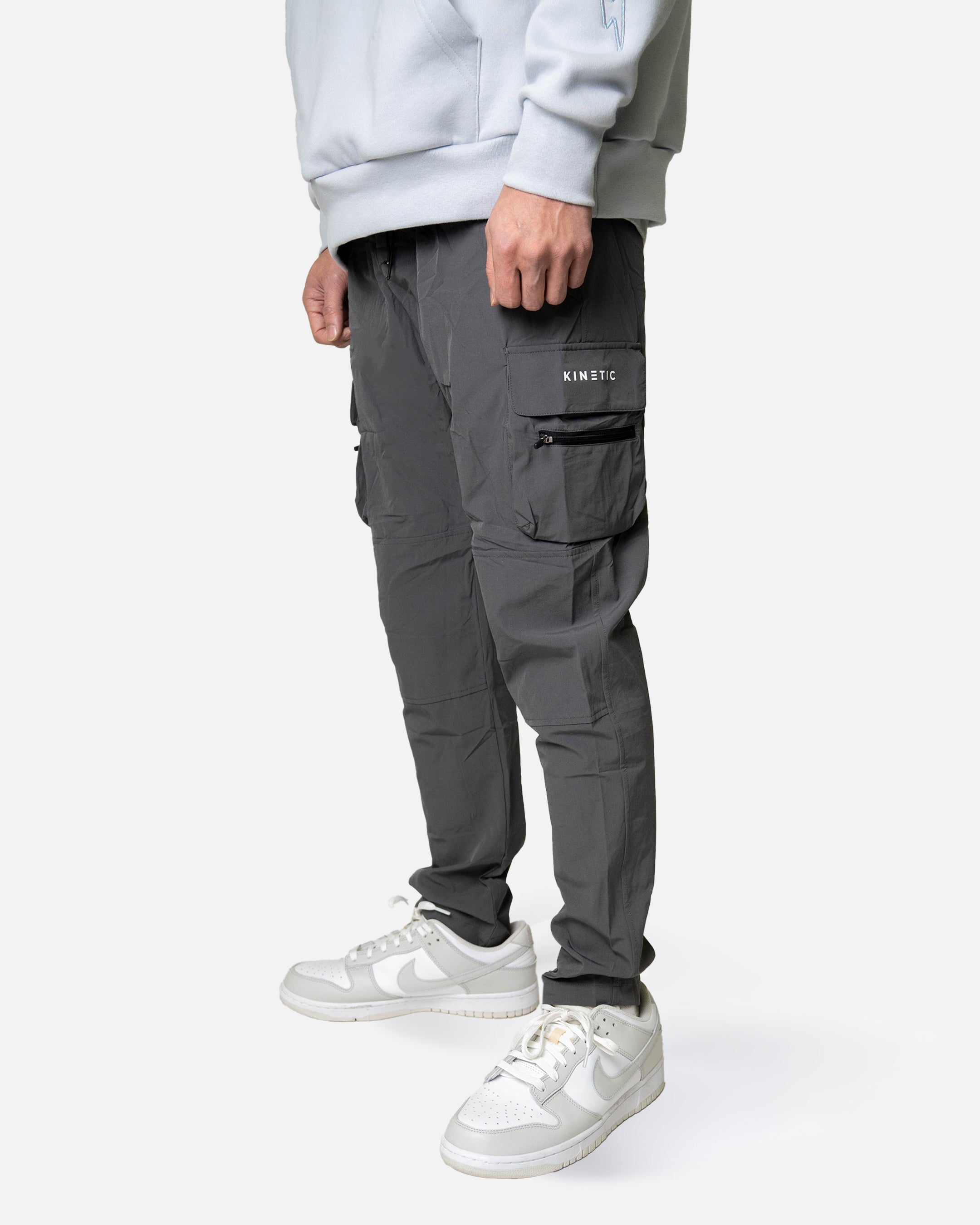 Act Like Homie Nylon Drawstring Cargo Pants - Red