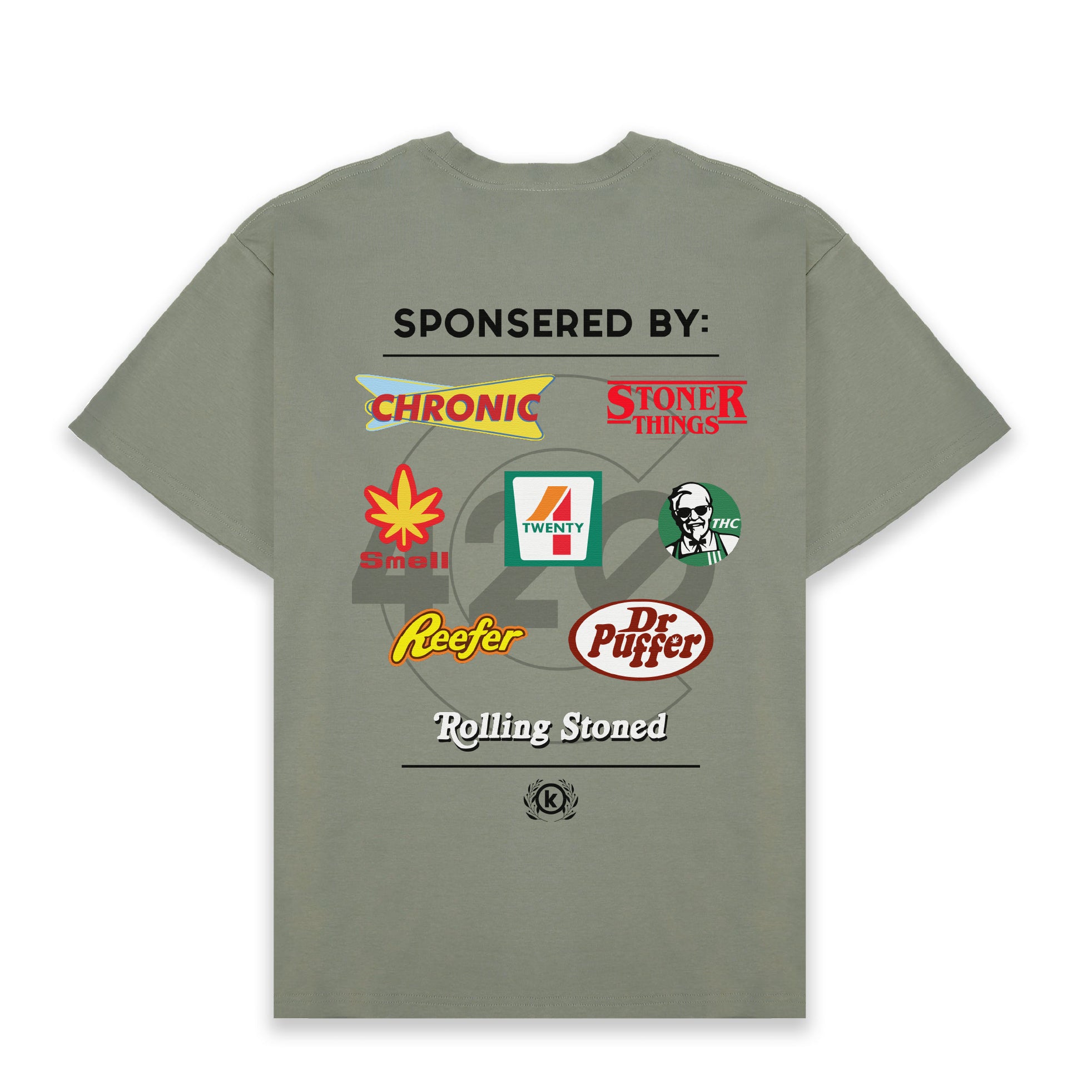 High Club Sponsored Sage Oversized Shirt