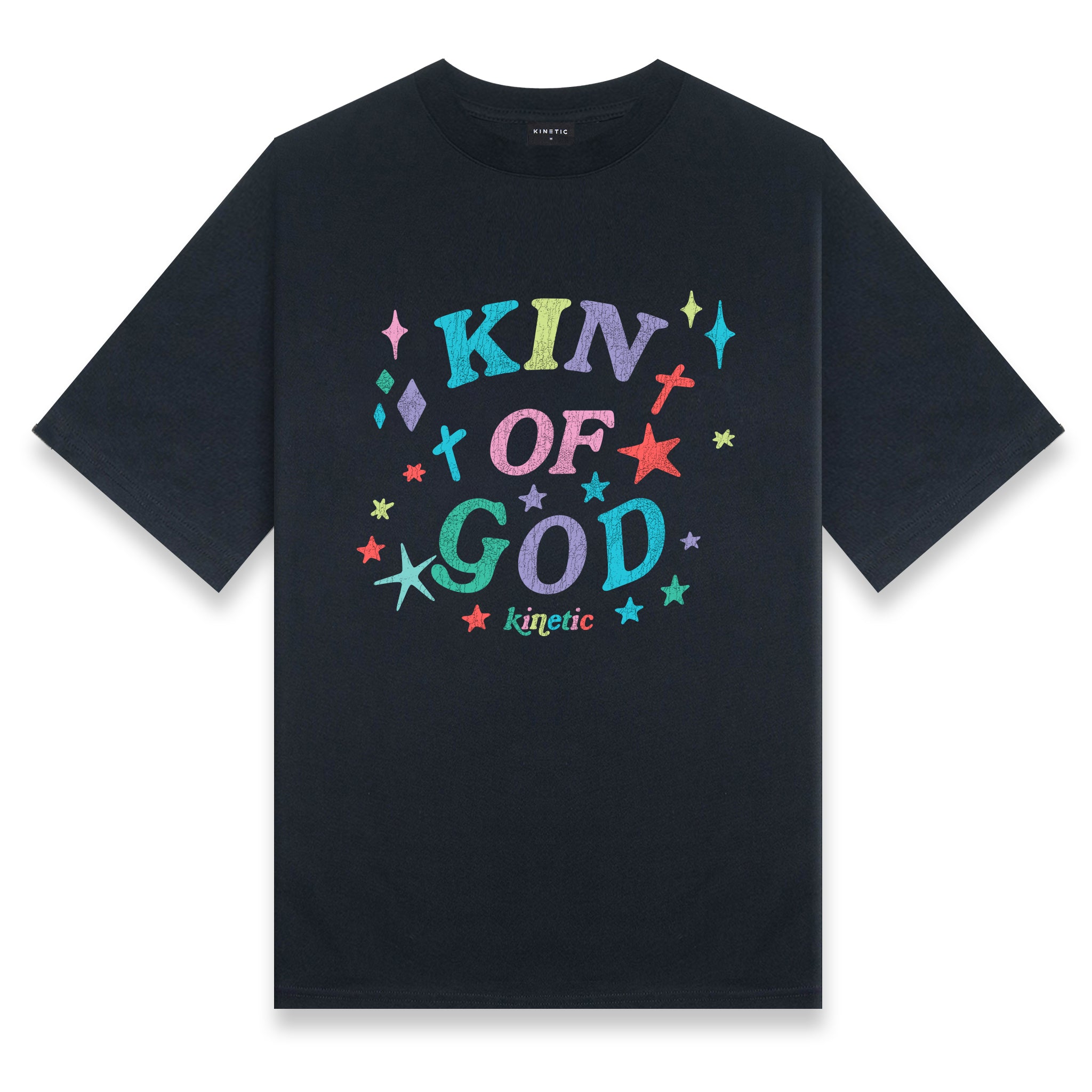 Kin of God Black Oversized Shirt