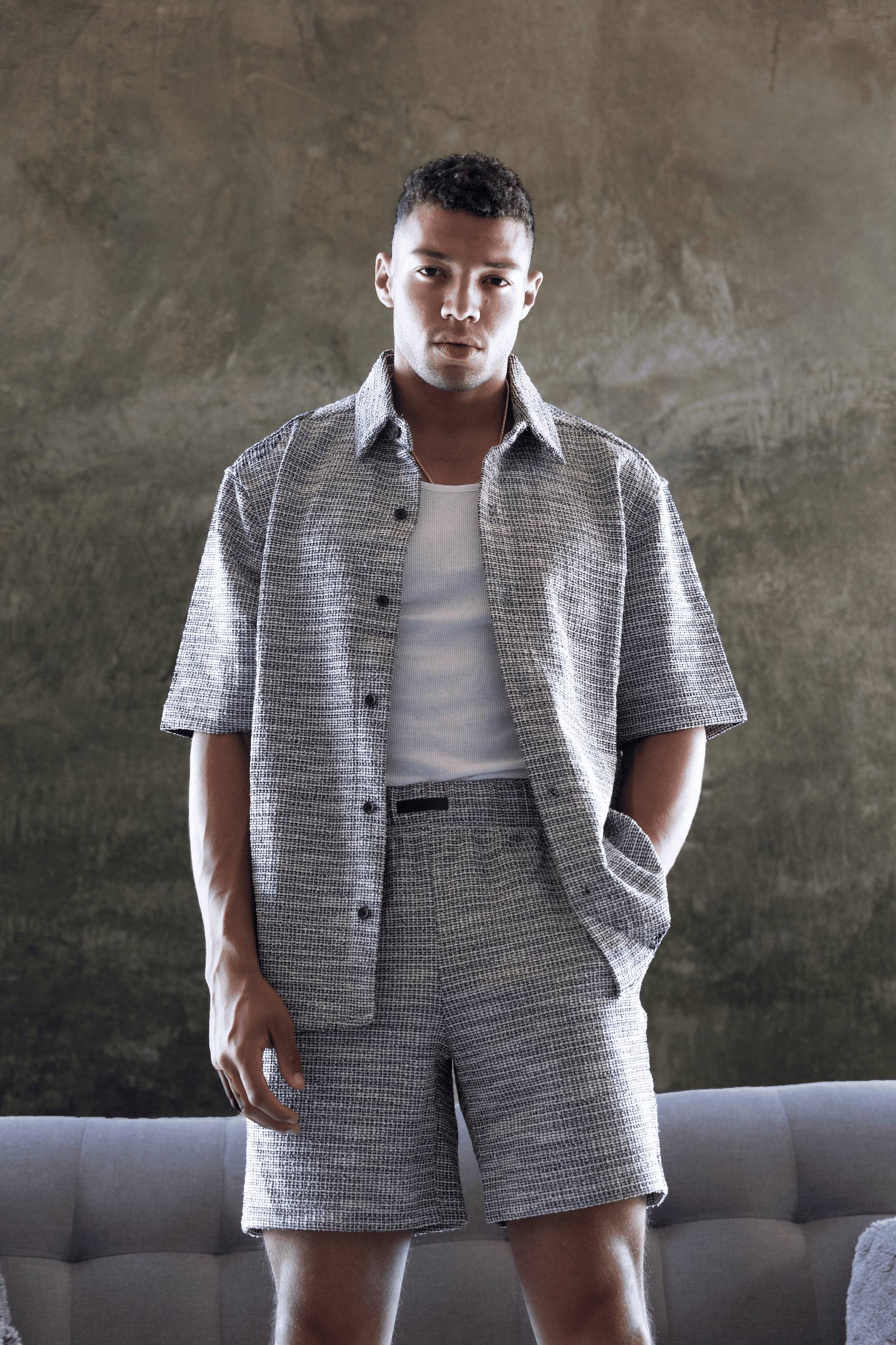 Boucle Monarque Button Up Shirt