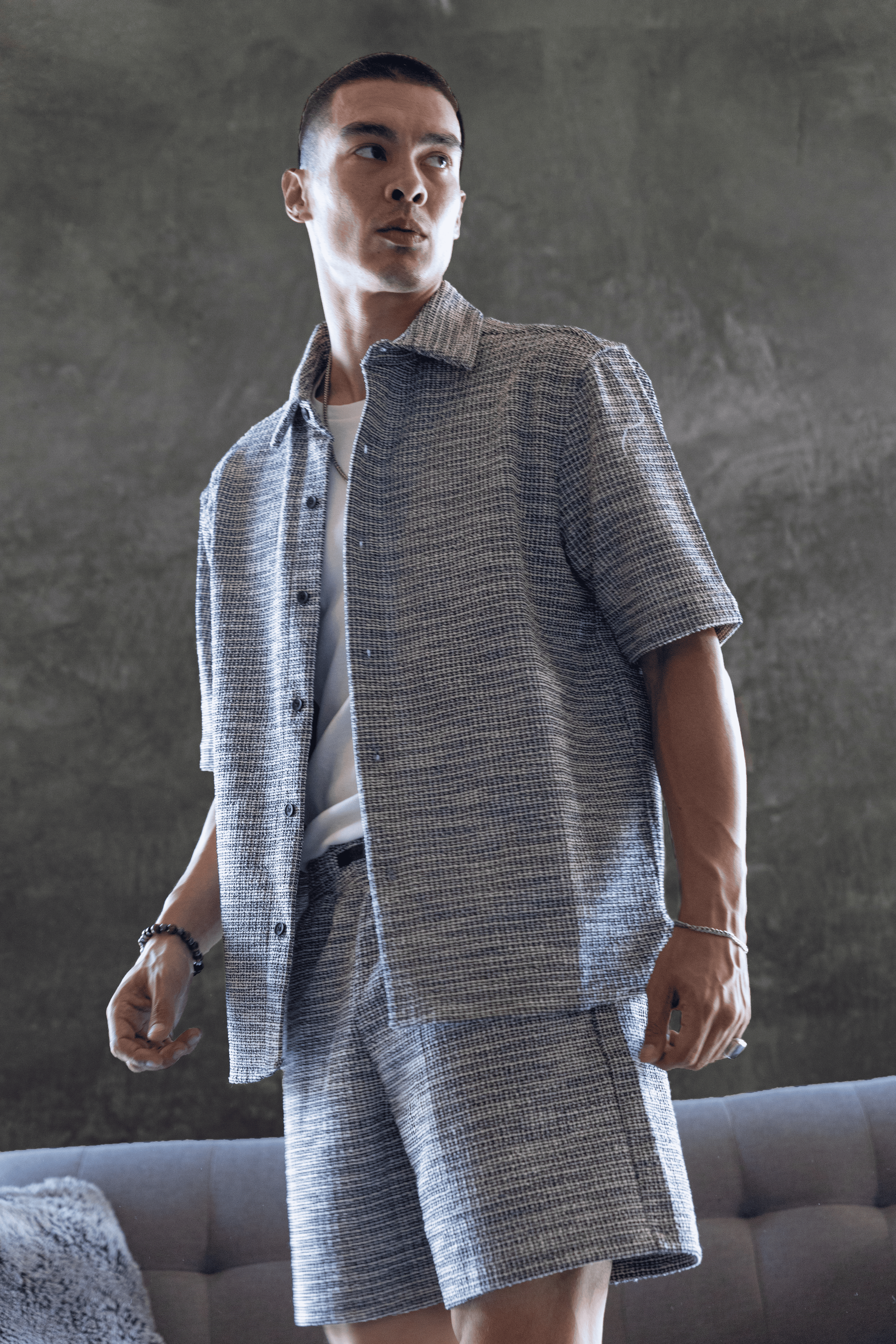 Boucle Monarque Button Up Shirt
