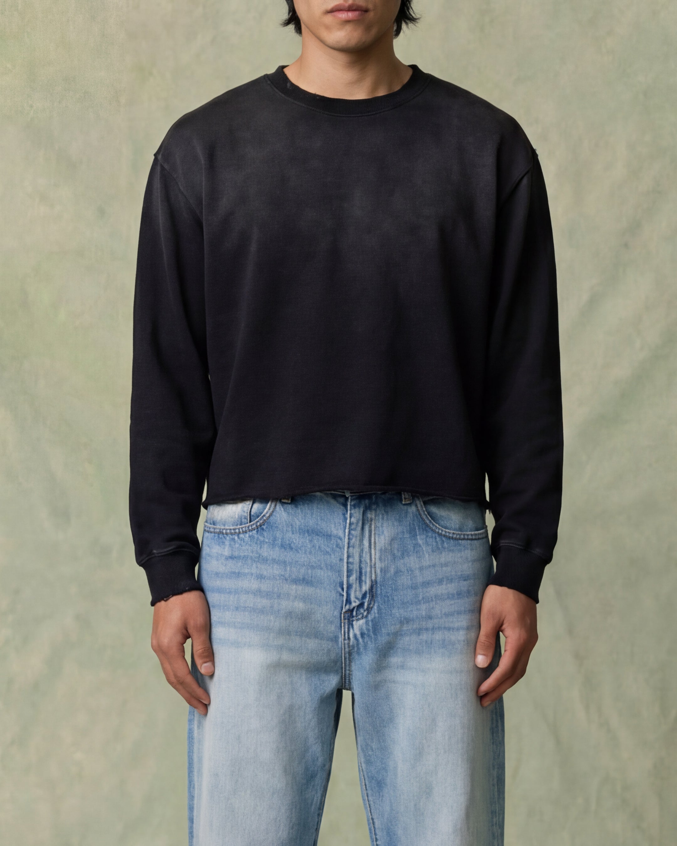 VINTAGE GRADIENT WASHED LONG SLEEVE SHIRT