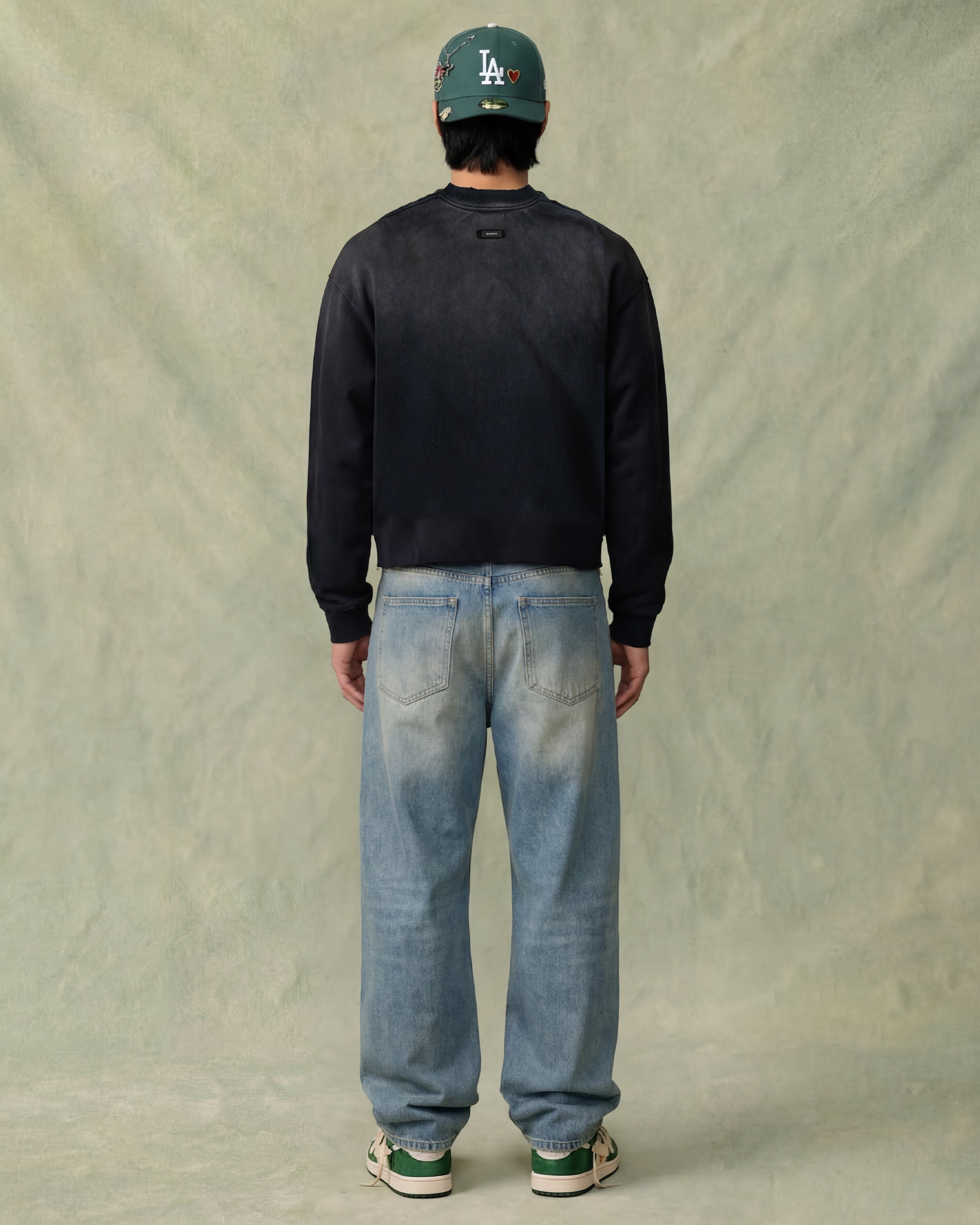 VINTAGE GRADIENT WASHED LONG SLEEVE SHIRT
