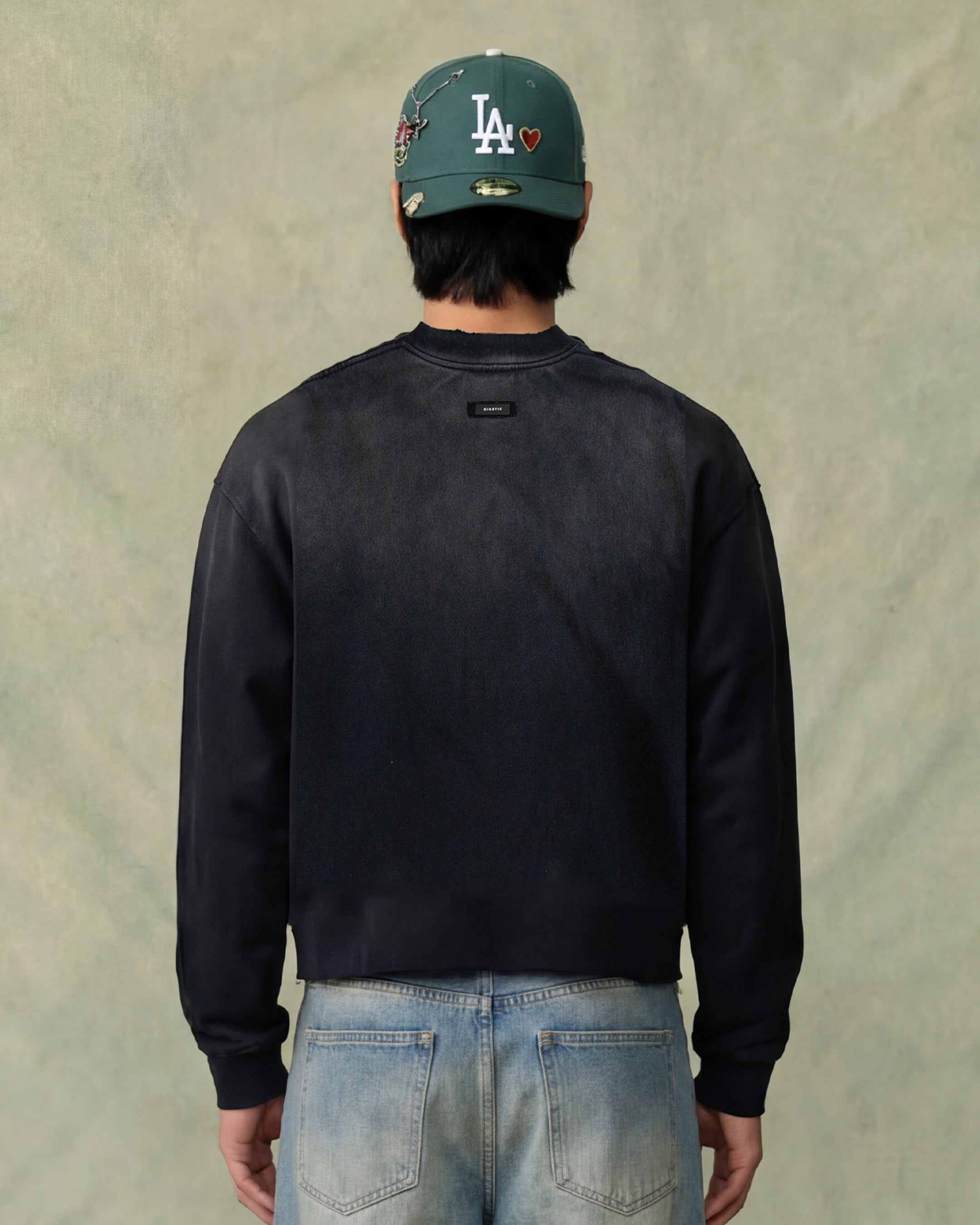 VINTAGE GRADIENT WASHED LONG SLEEVE SHIRT